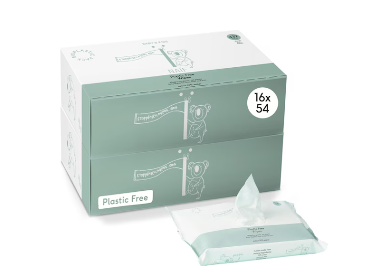 Naïf Naif – Water Wipes Plastikfreie Babyfeuchttücher 432stück