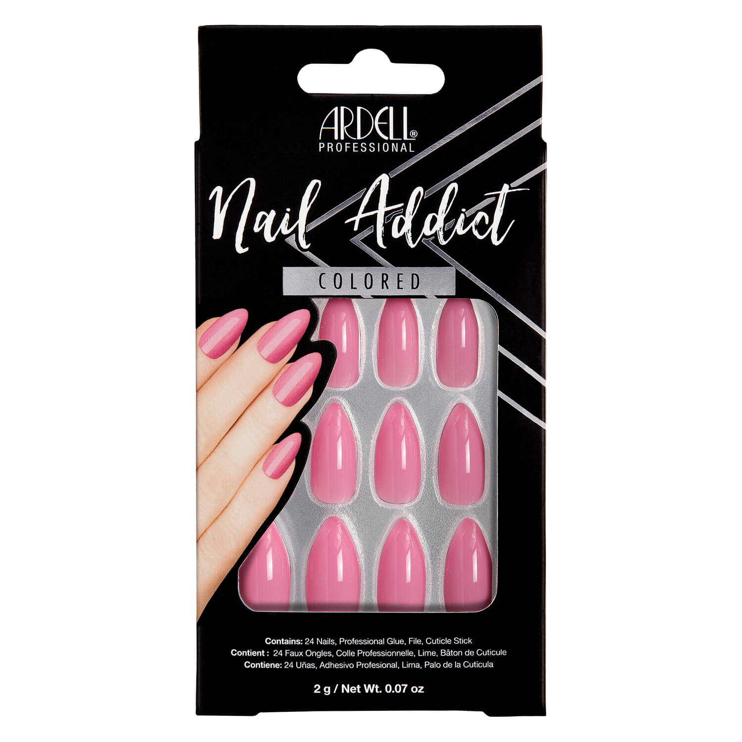 Ardell Nail Addict – Nail Addict Lucious Pink 24x