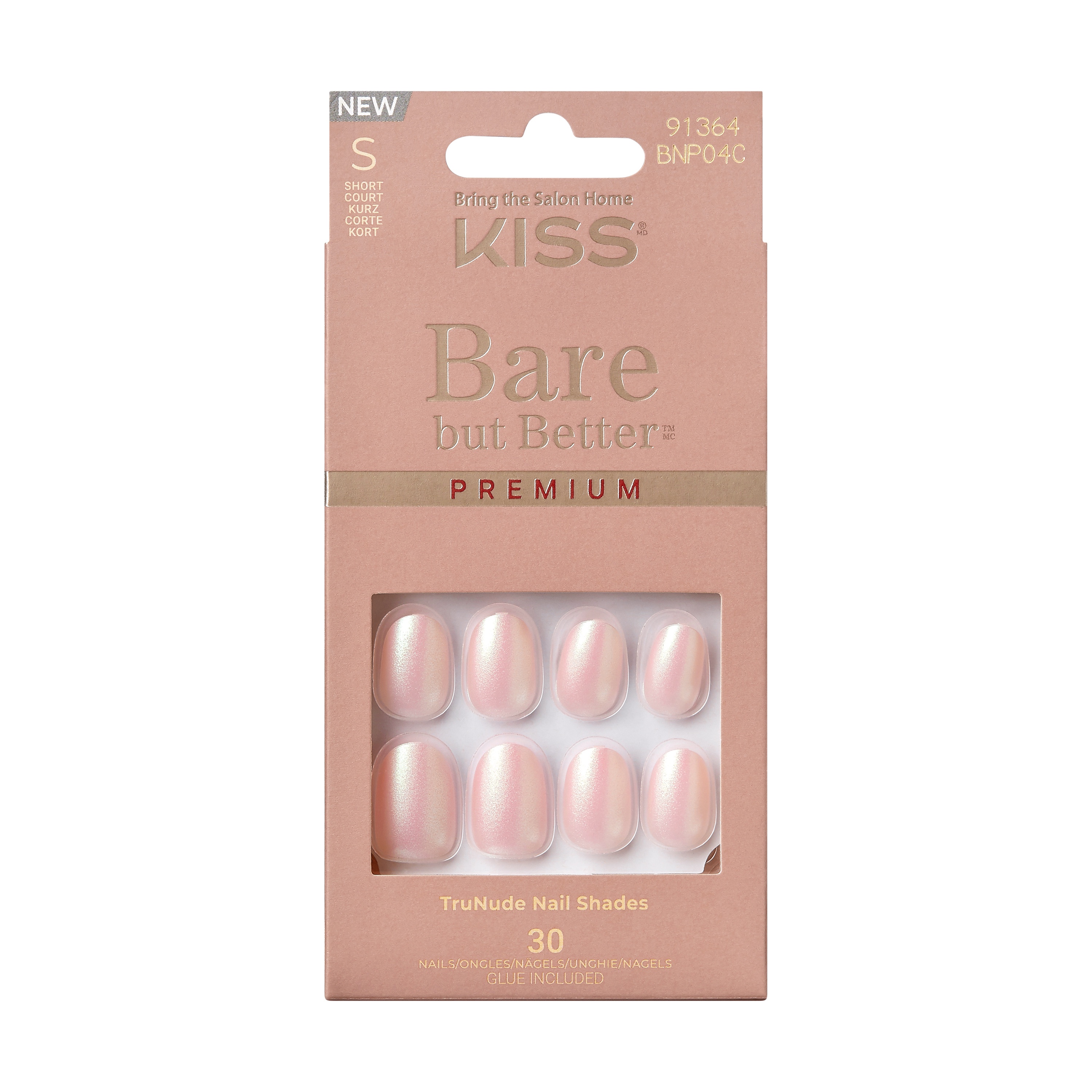 Kiss Nails – Ks Bare-But-Better Premium Nails – Mocha 1stk