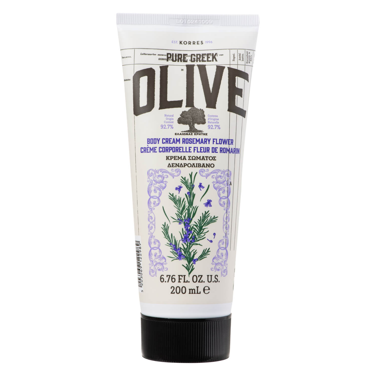 Korres Care - Olive Rosemary Flower Body Milk 200ml