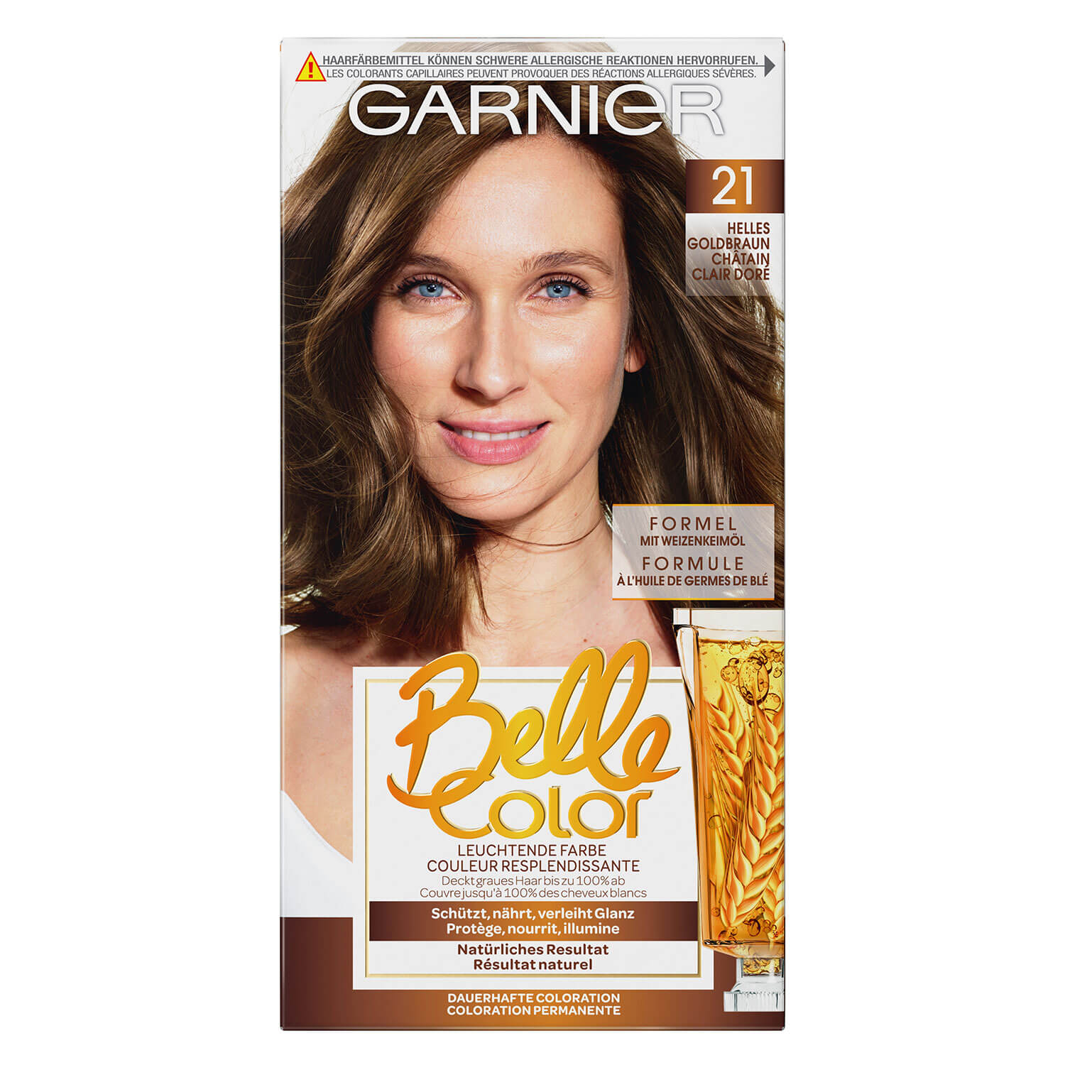 Garnier Belle Color – 21 Helles Goldbraun 1x