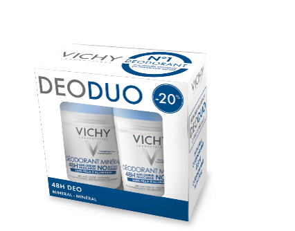 Vichy Deo - Deo Mineral 48h Roll On Duo 2x50ml