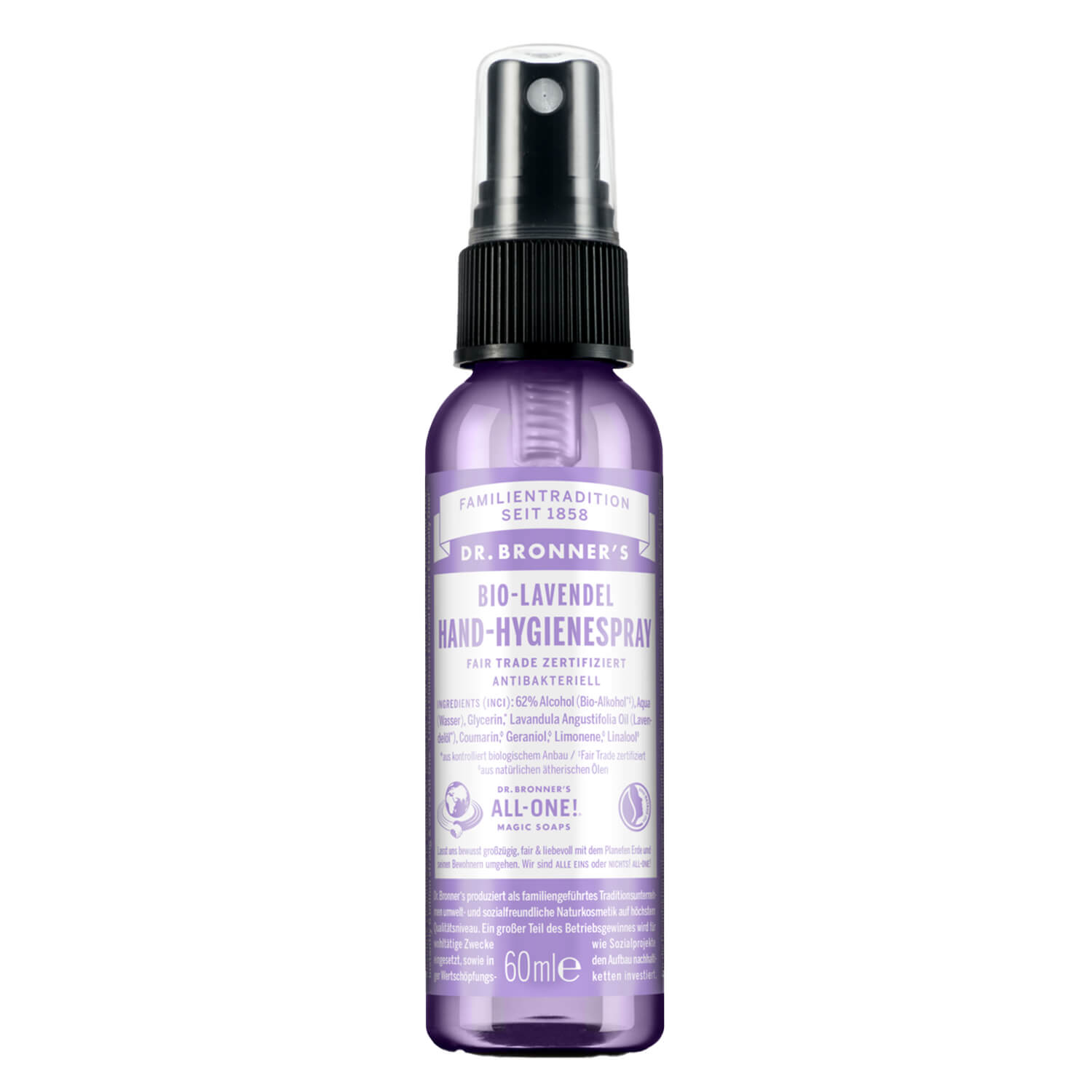 Dr. Bronner's - Hygienespray Lavendel 60ml