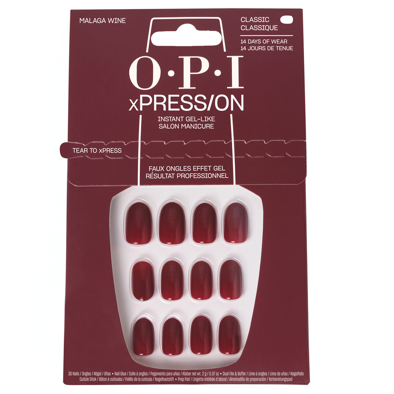 Opi Xpress/On - Malaga Wine Press-On Nails 1x