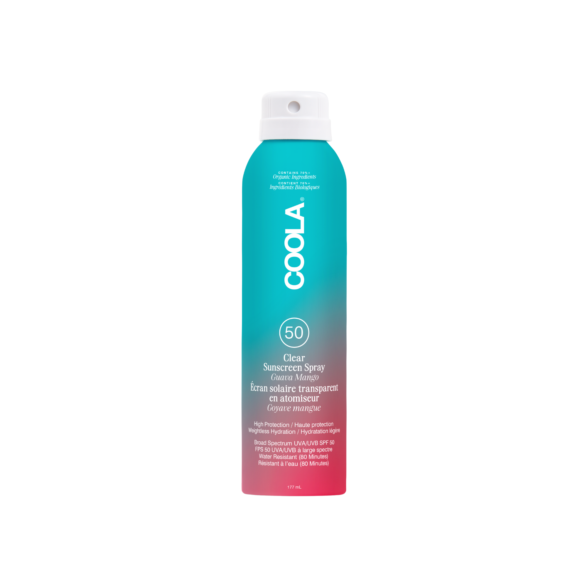 Coola – Classic Body Organic Sunscreen Spray Spf50 Guava Mango 177ml