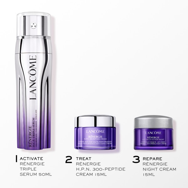 Lancôme Specials - Rénergie Set (Triple Serum 50ml + Multi-lift Night Cream 15ml + H.P.N. 300-Peptide Cream 15ml)