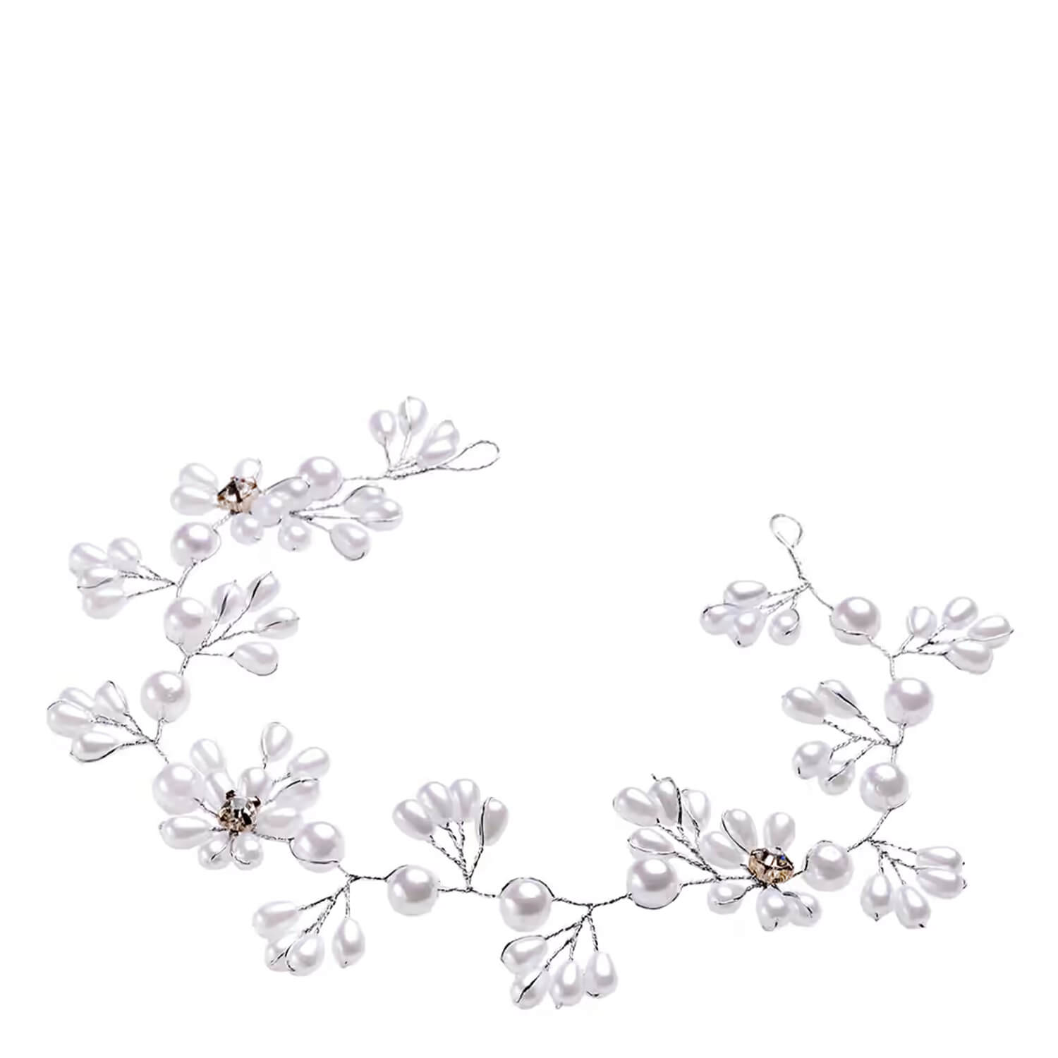 Trisa Celebride Haarschmuck Boho Tropfenperlen 1x