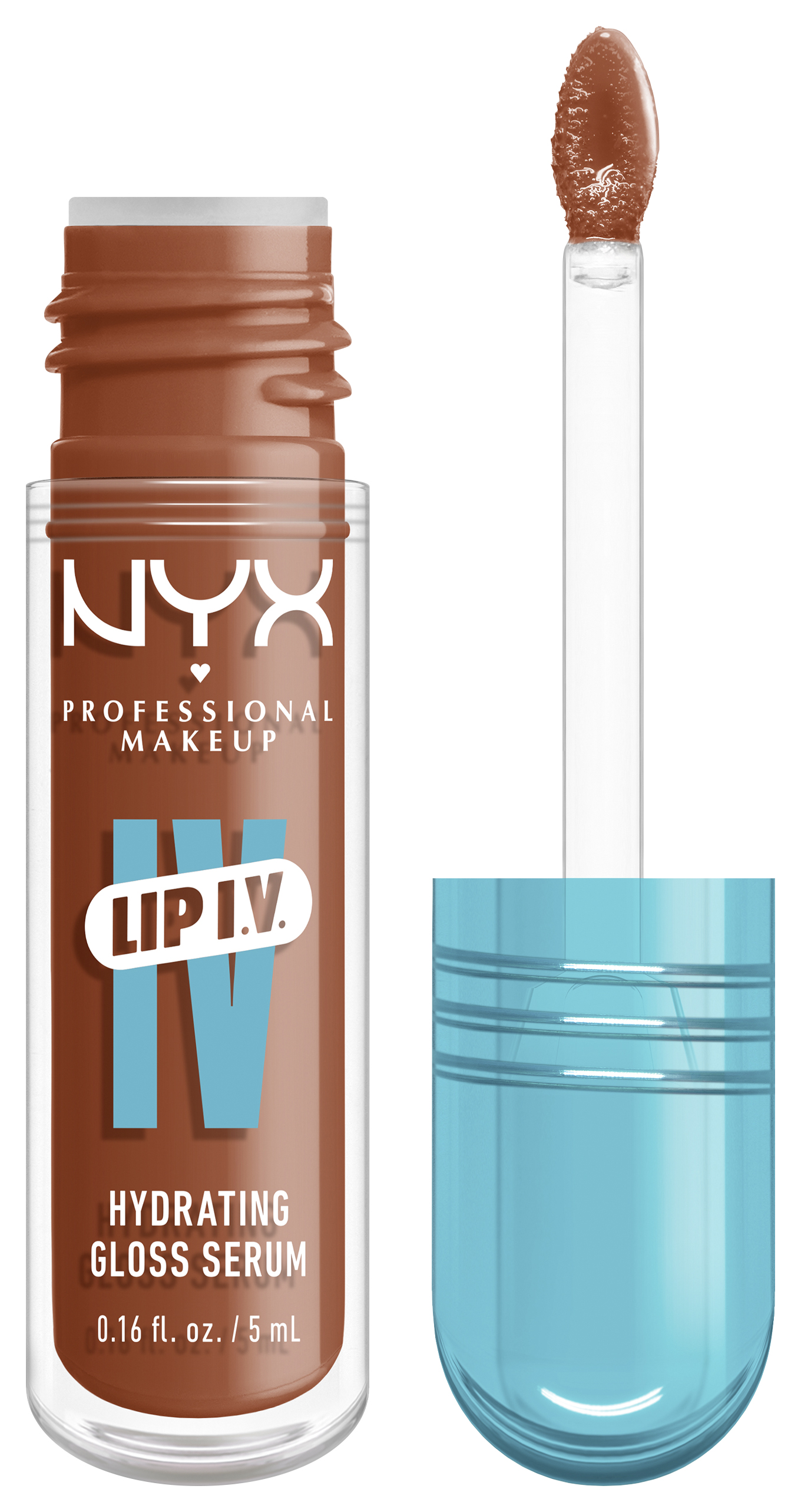 Nyx Professional Makeup Lip Iv – Gloss Serum Feuchtigkeitsspendender Lipgloss Caramel Drip 5ml