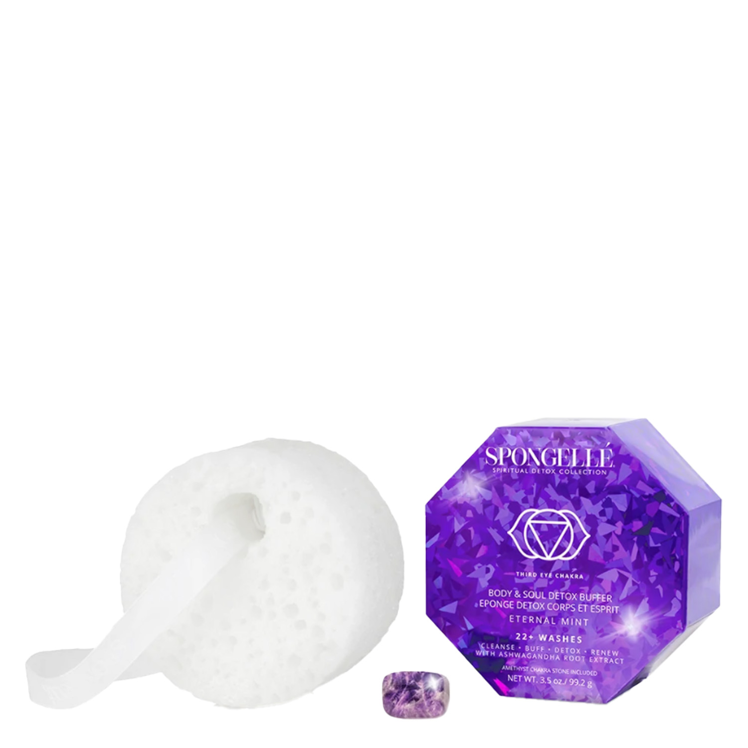 Spongellé Spiritual Detox – Body & Soul Detox Buffer Third Eye Chakra Eternal Mint 99g