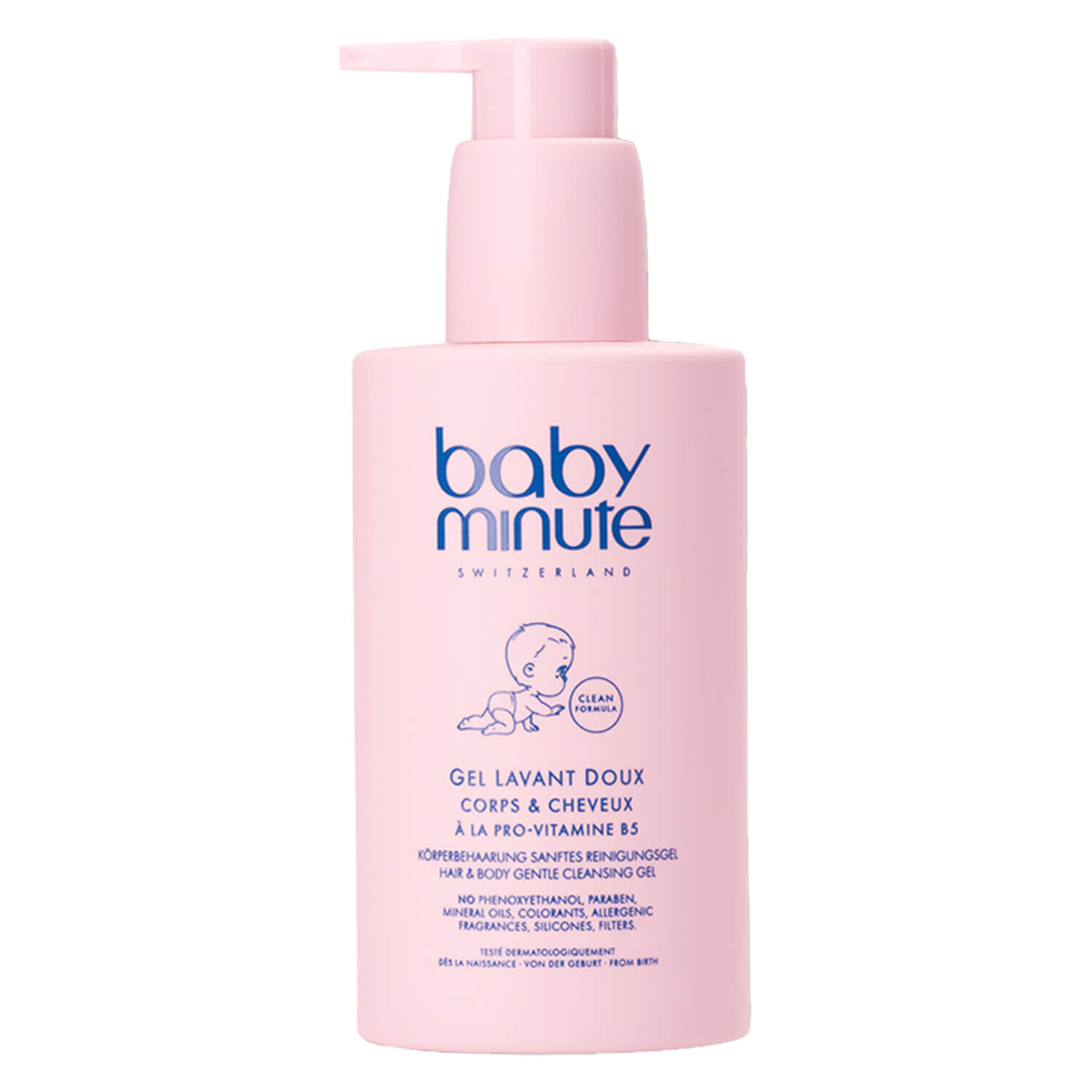 Skinminute Babyminute – Sanftes Reinigungsgel Körper & Haar 250ml