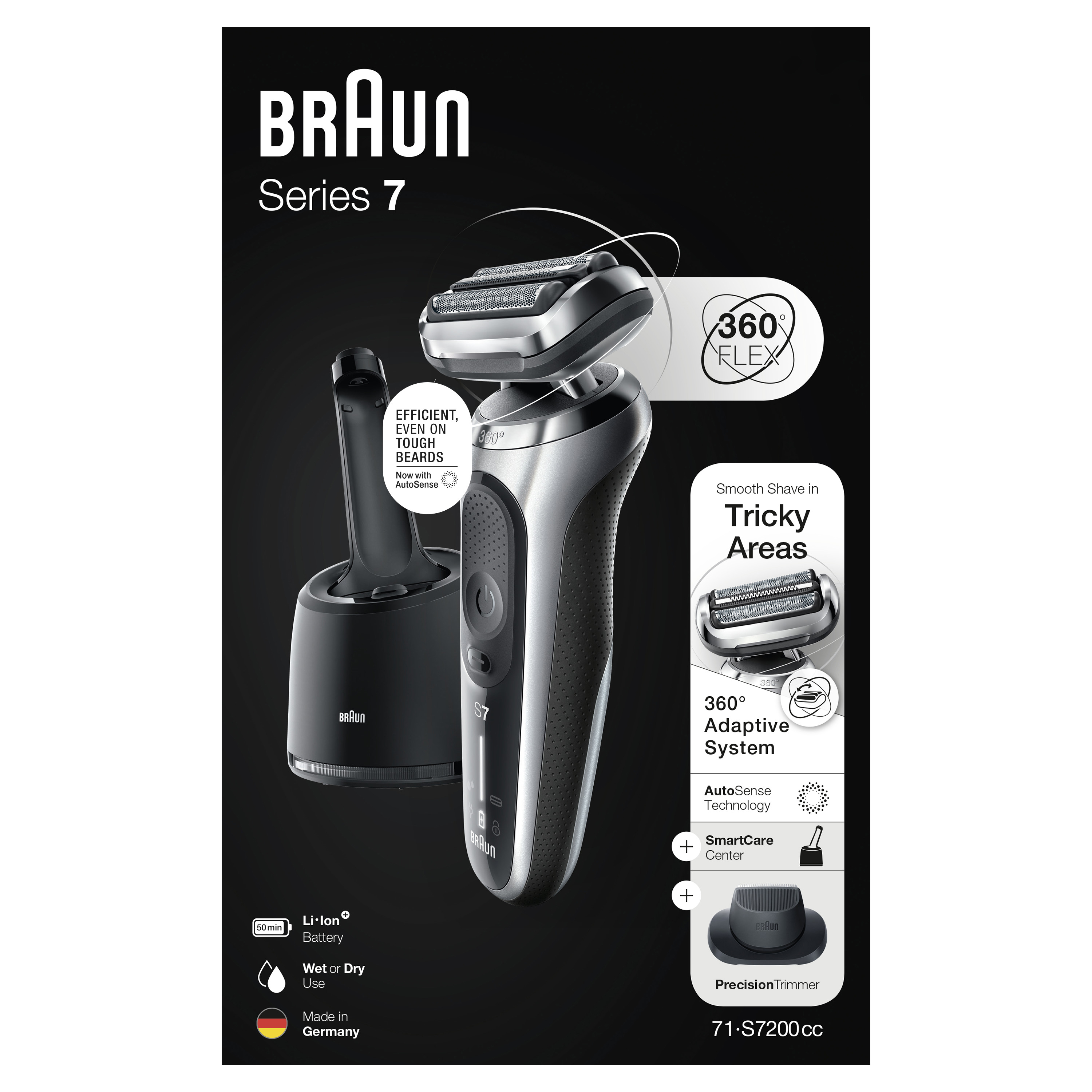 Braun – Series 7 71-S7200cc 1stk