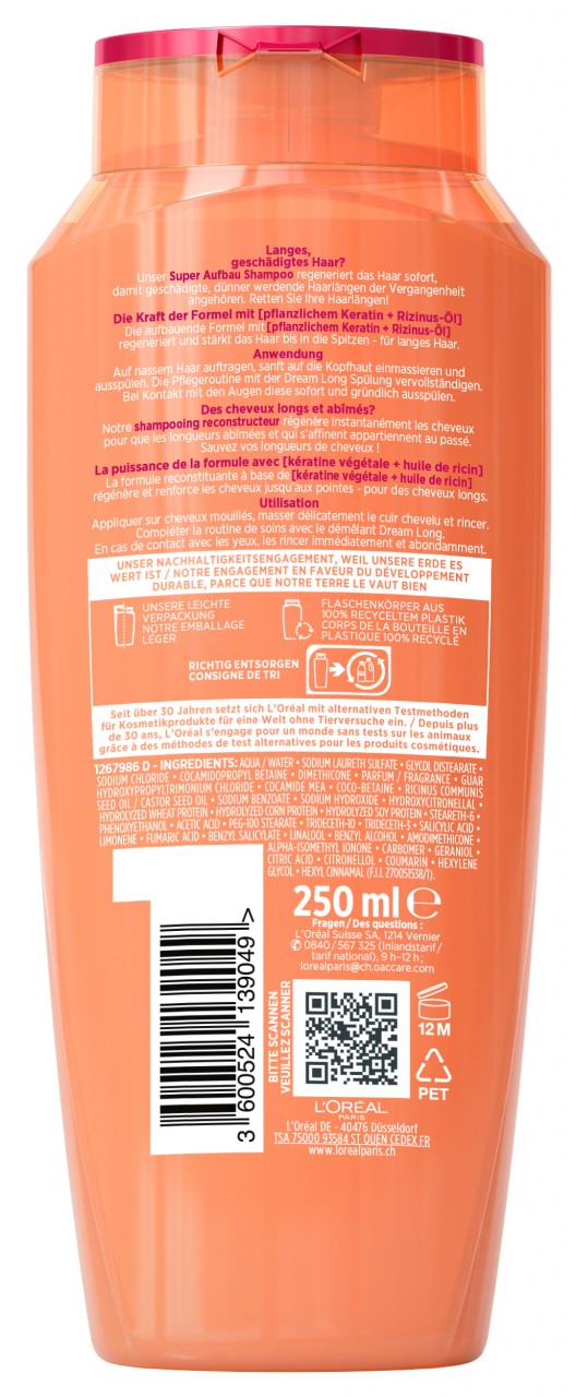 LOréal Elseve Haircare - Shampooing Super Constructeur Dream Length