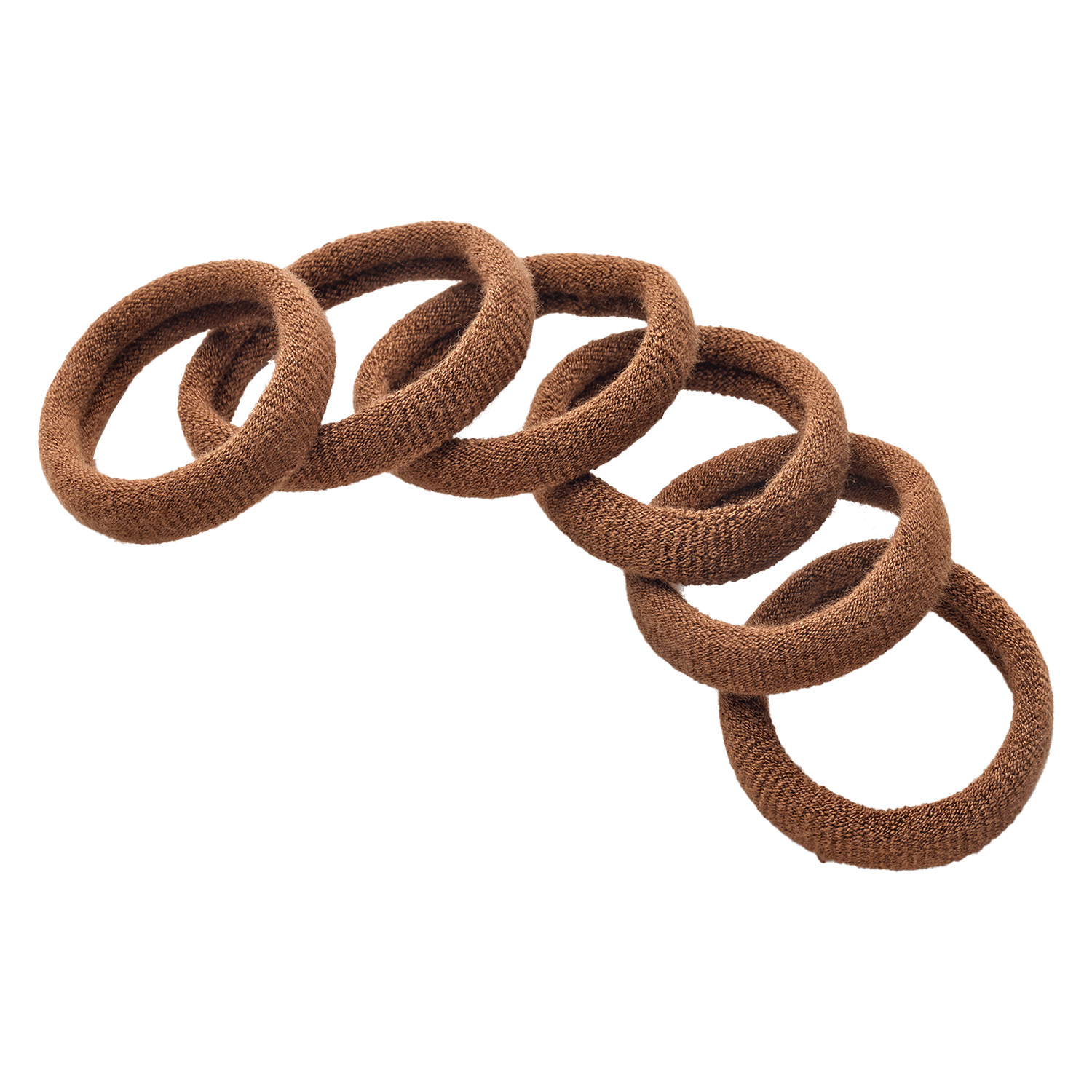 Trisa Hair – Eco Strickhaargummi Braun 6x