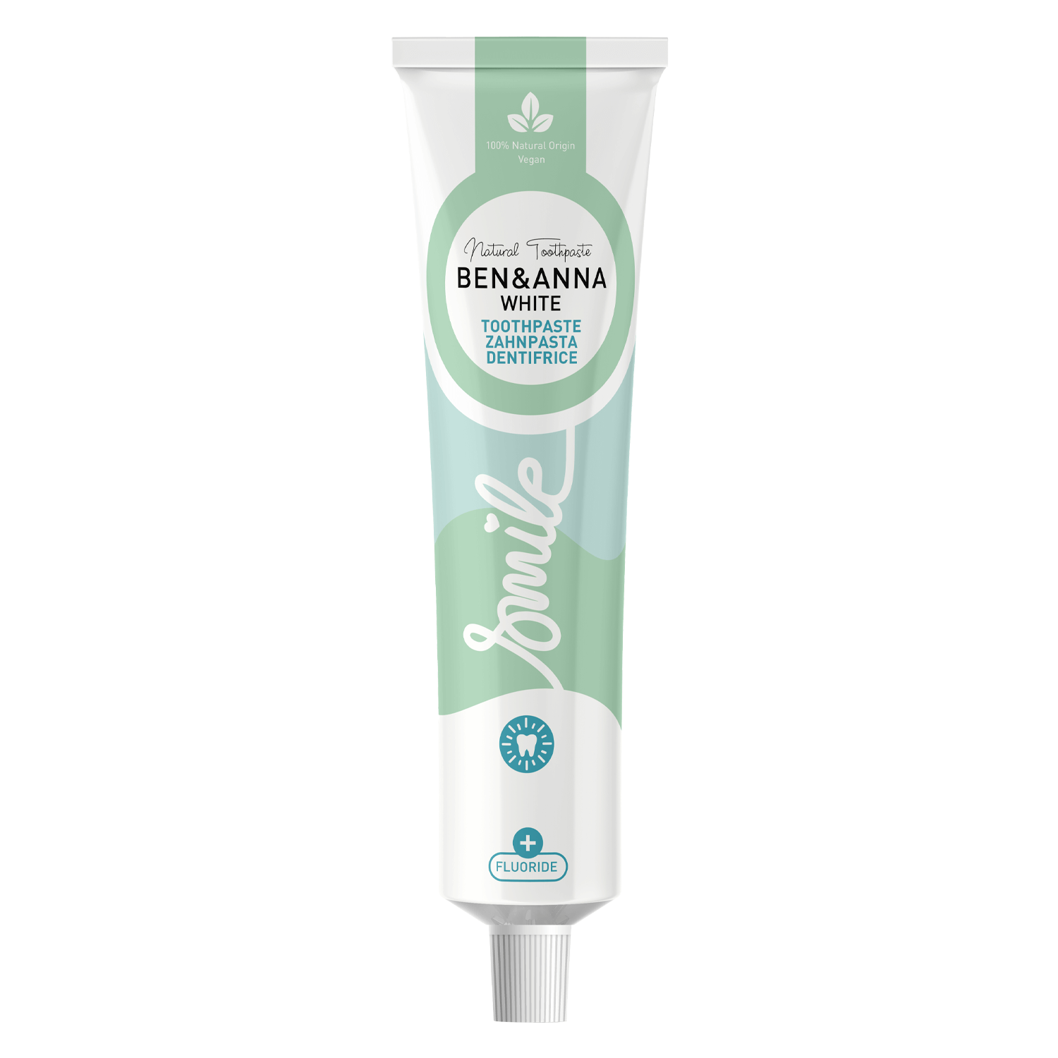 Ben&Anna - White Fluor Tube 75ml