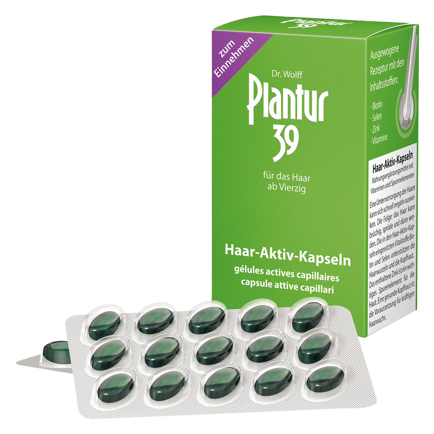 Plantur 39 – Haar-Aktiv-Kapseln 60x