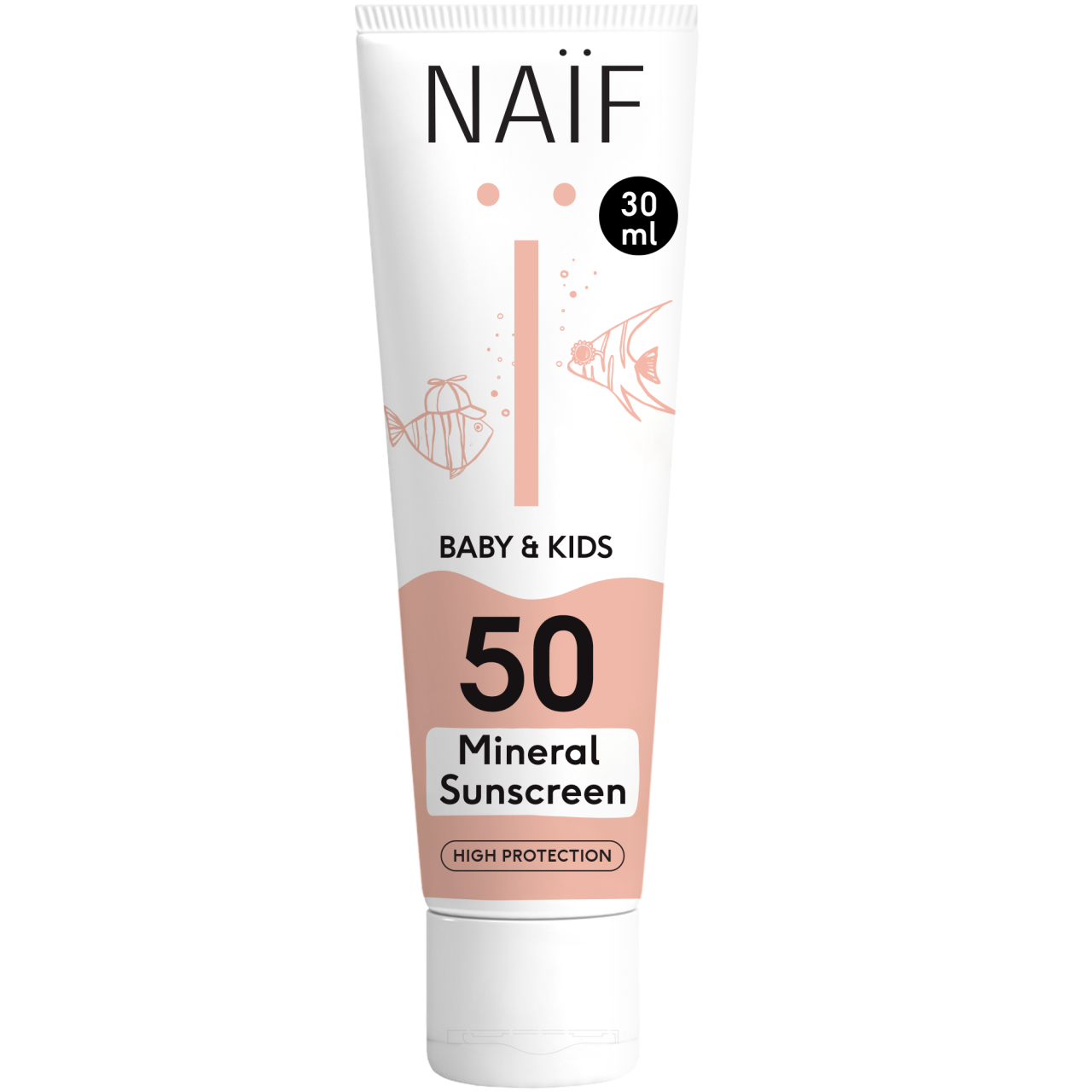 Naif - Mineral Suncreen SPF50 Baby & KIDsCrème Solaire 30ml