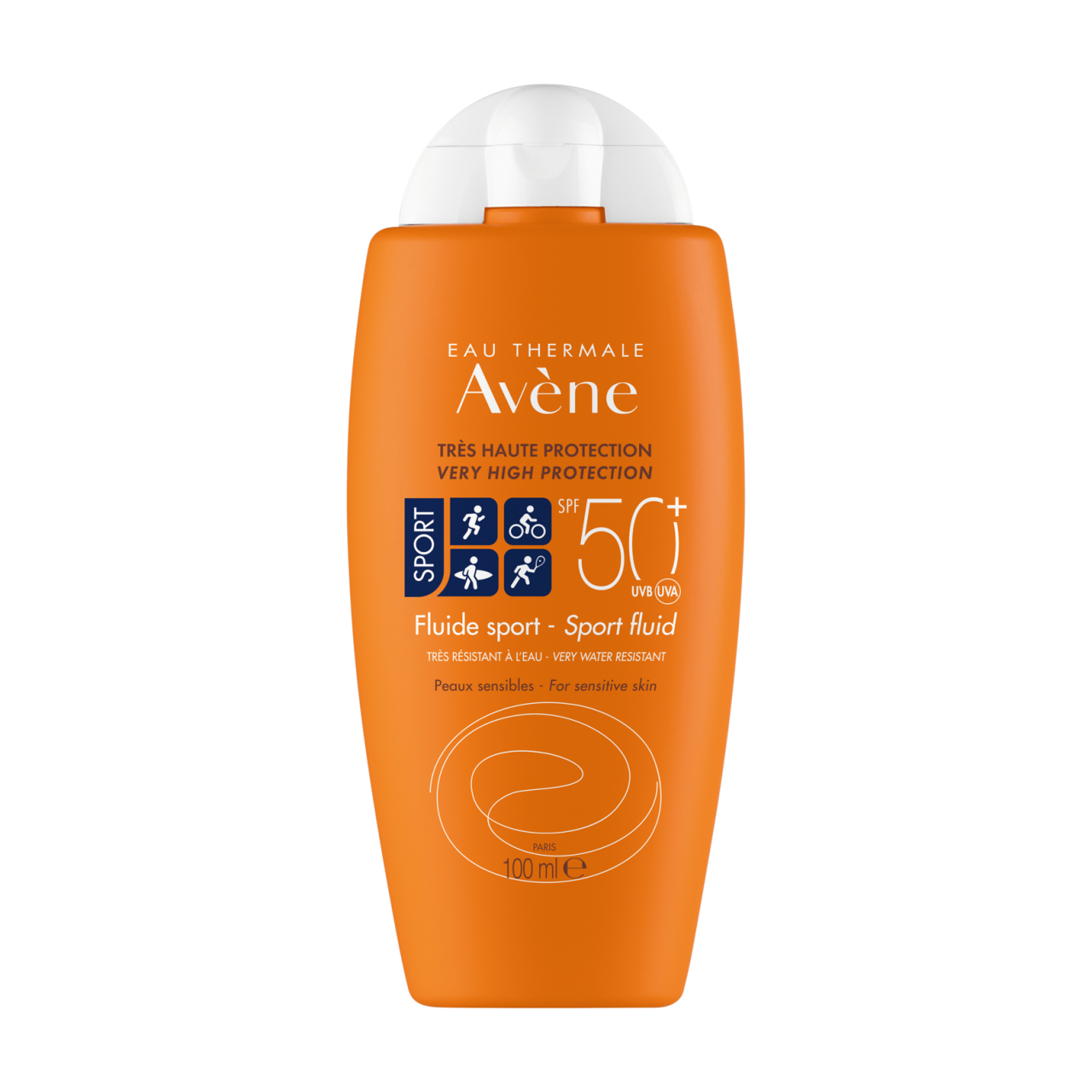 Avène Sonnenschutz - Sportfluid SPF 50+ Sonnenschutz orange