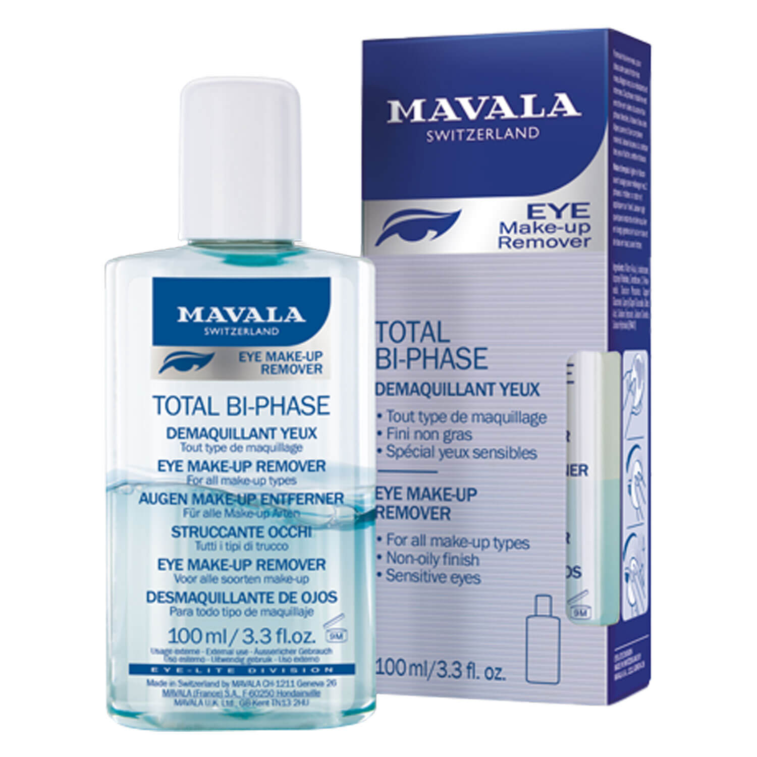 MAVALA Eye Care - Total Make-Up Augen Entferner Bi-Phase