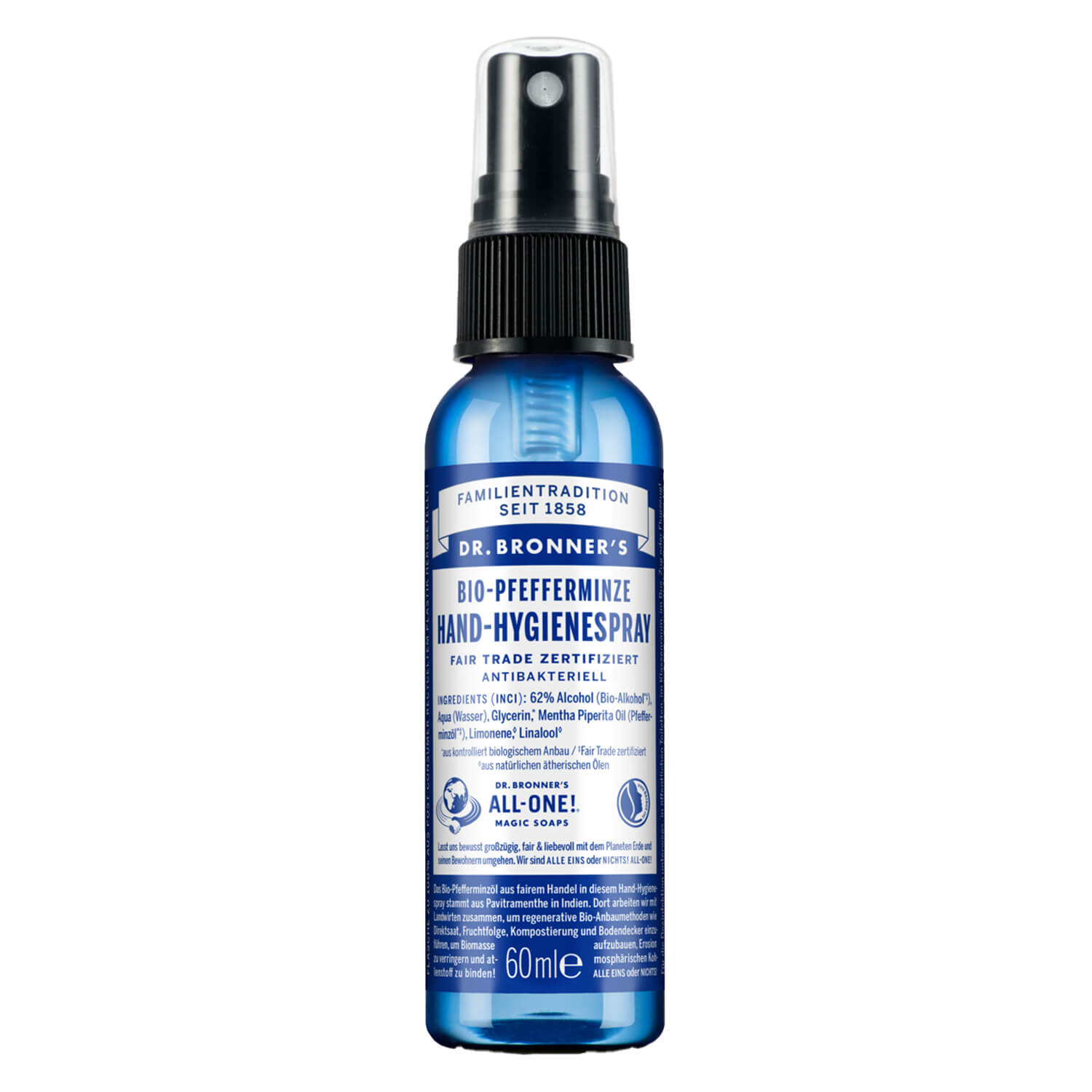 Dr. Bronner's - Hygienespray Pfefferminz 60ml