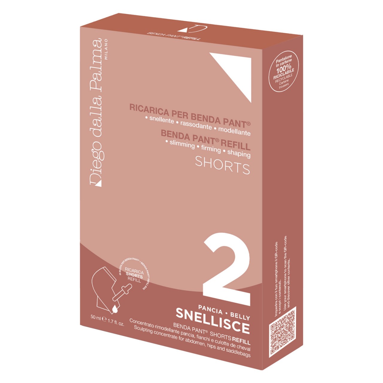 Diego dalla Palma - 2. SNELLISCE BENDA PANT SHORTS Sculpting shorts REFILL