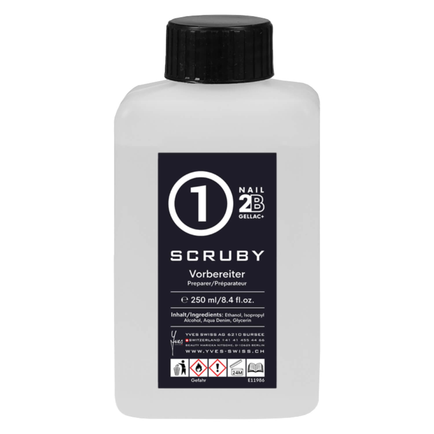 Yves Swiss 2b Gellac+ - Gel 2b Scruby 250ml