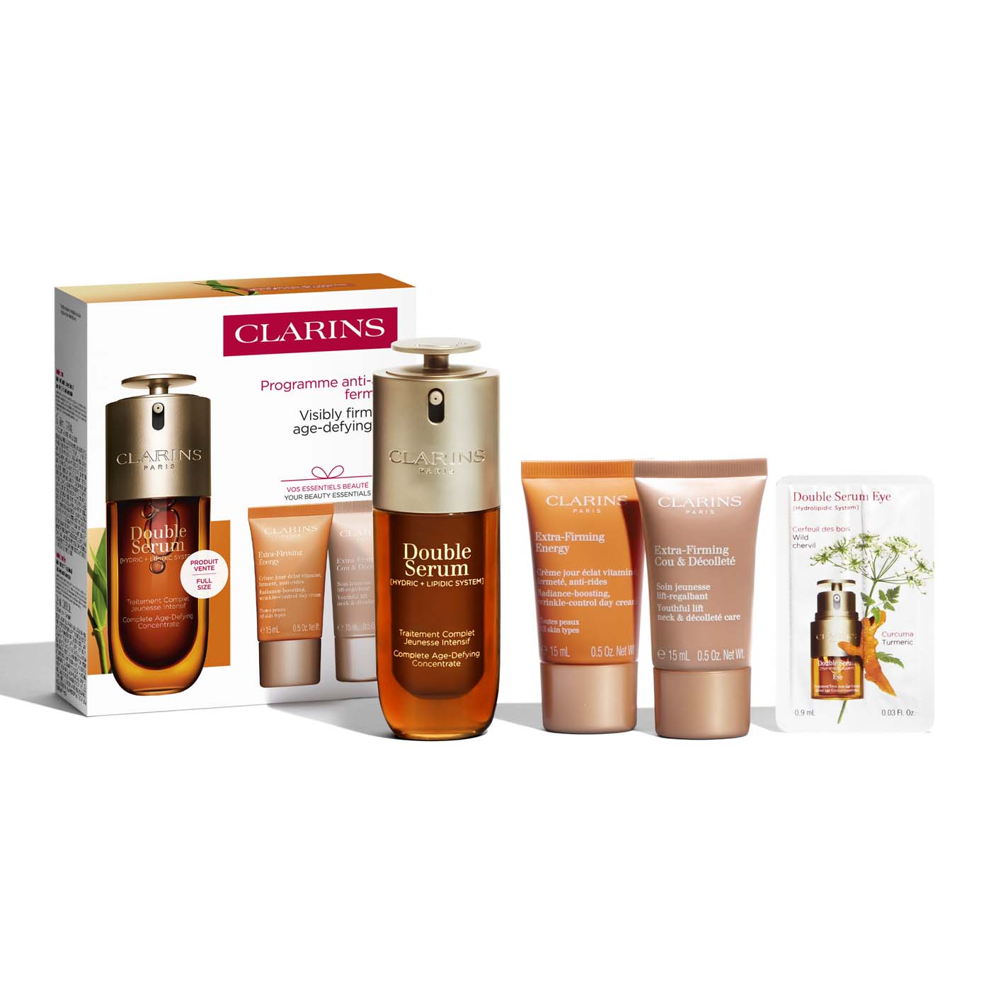 Clarins Specials – Set Anti-Falten Programm Festigkeit 81ml