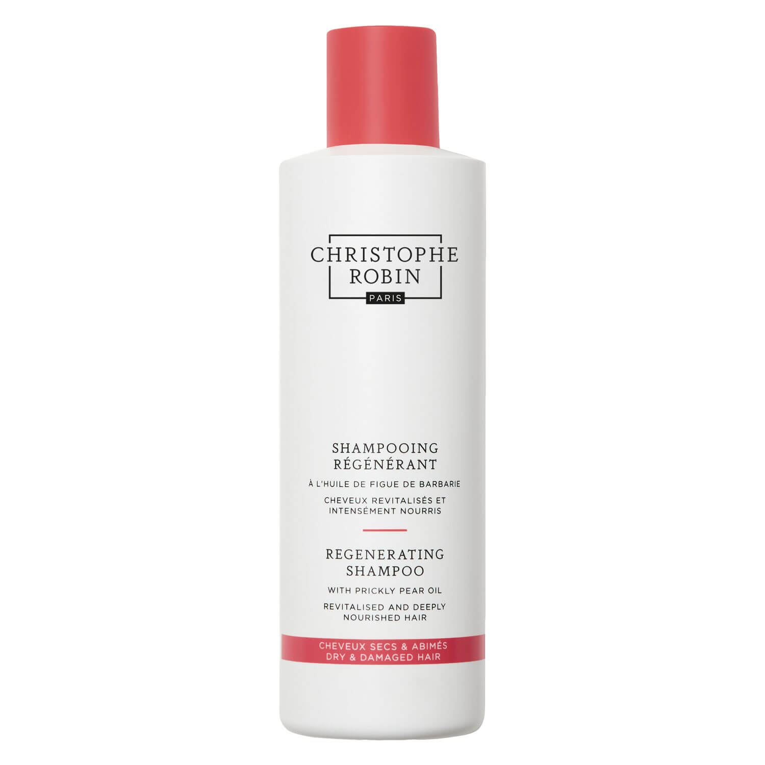 Christophe Robin – Shampooing Régénérant À L’huile Rare De Figue De Barbarie 500ml