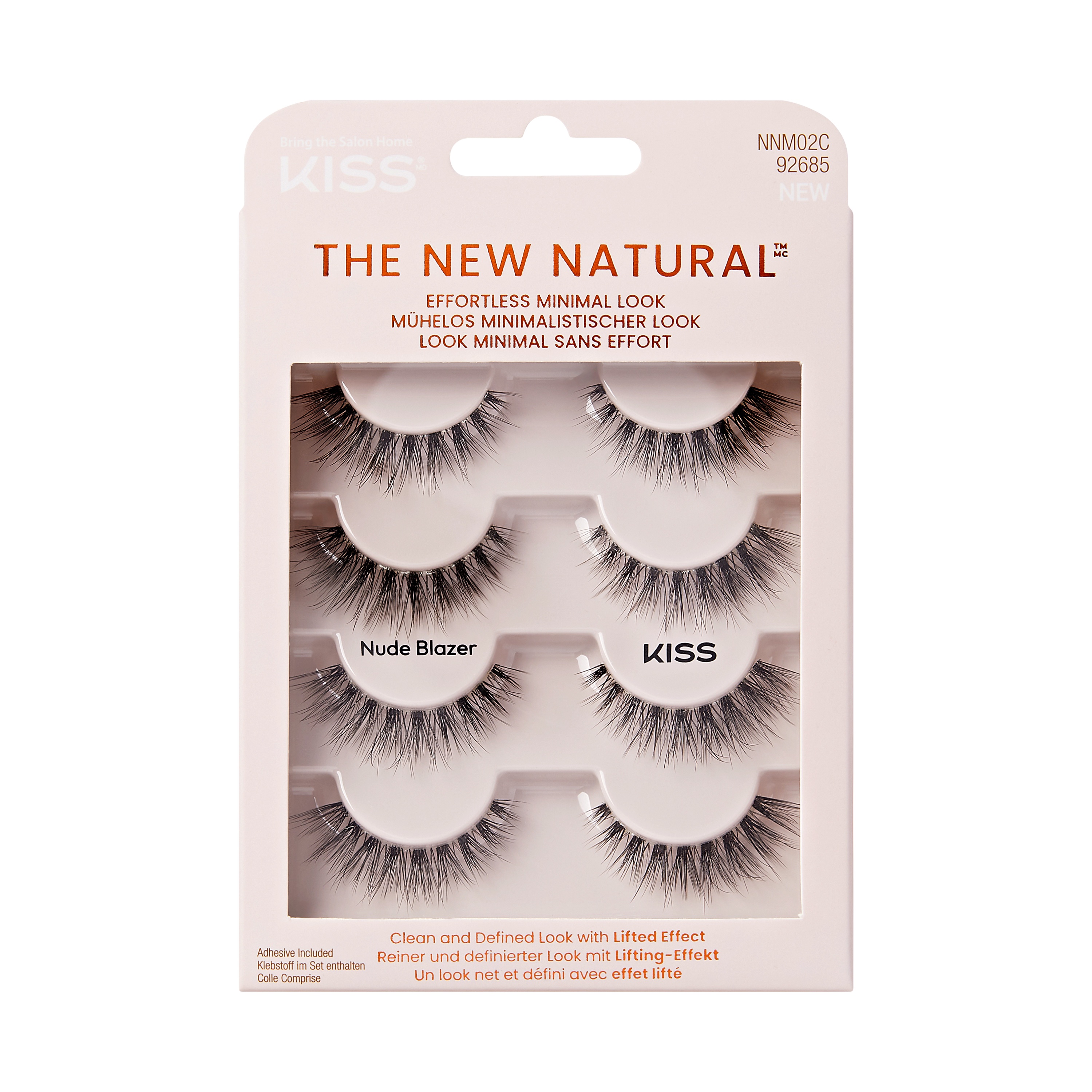 Kiss Lashes - Ks The New Natural Multipack 02 1stk