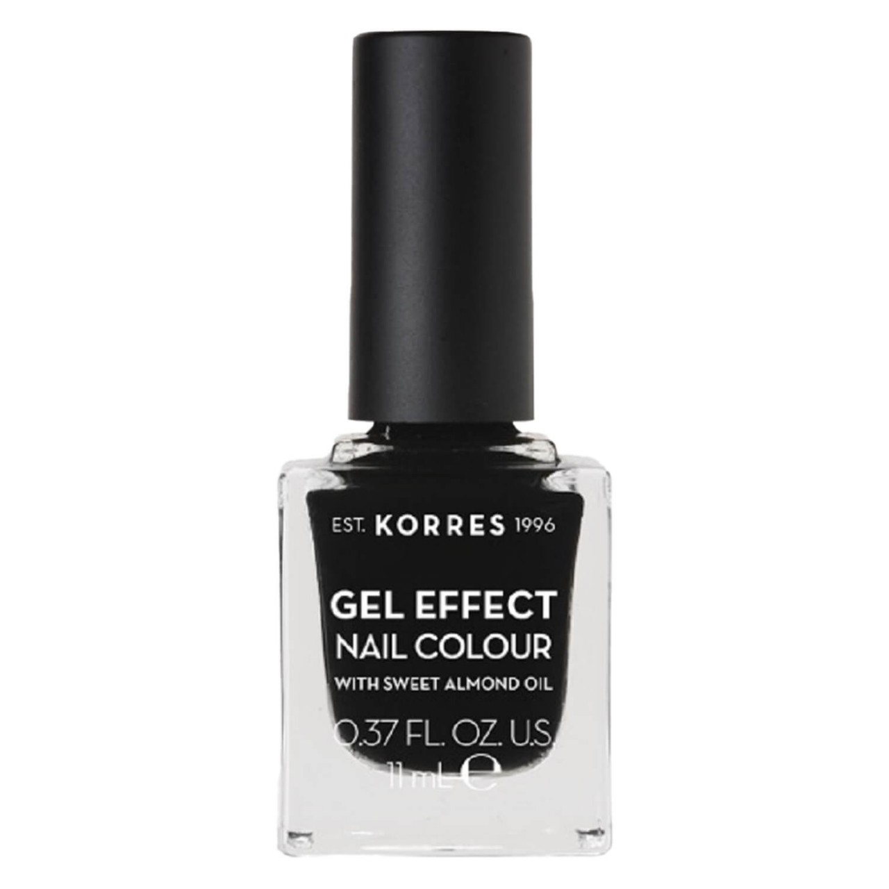 Korres Nails - Sweet Almond Nail Colour 100 Black
