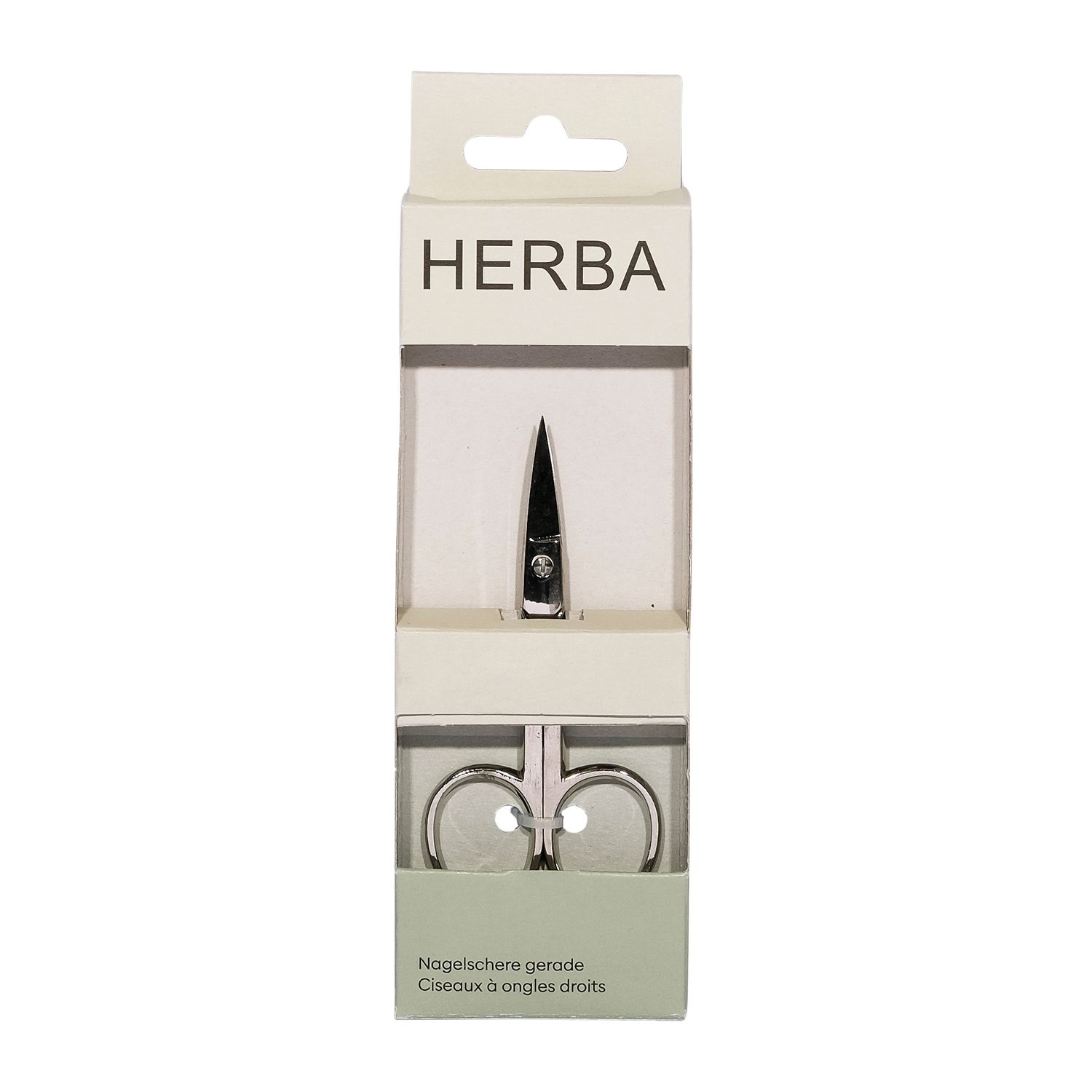Herba – Nagelschere Vernickelt Gerade 1stk