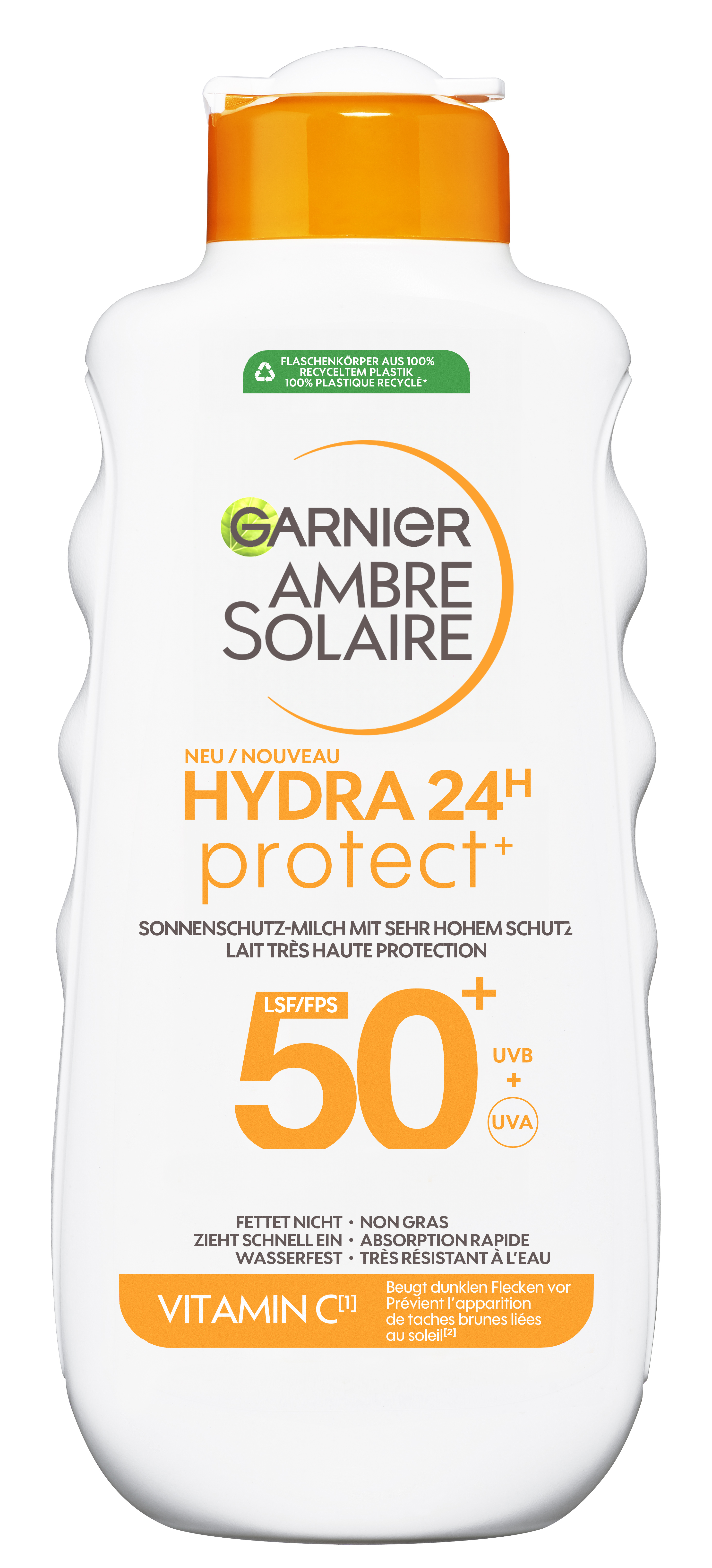 Garnier Ambre Solaire – Hydra Protect+ Sonnenschutz-Milch 24h Lsf 30 175ml