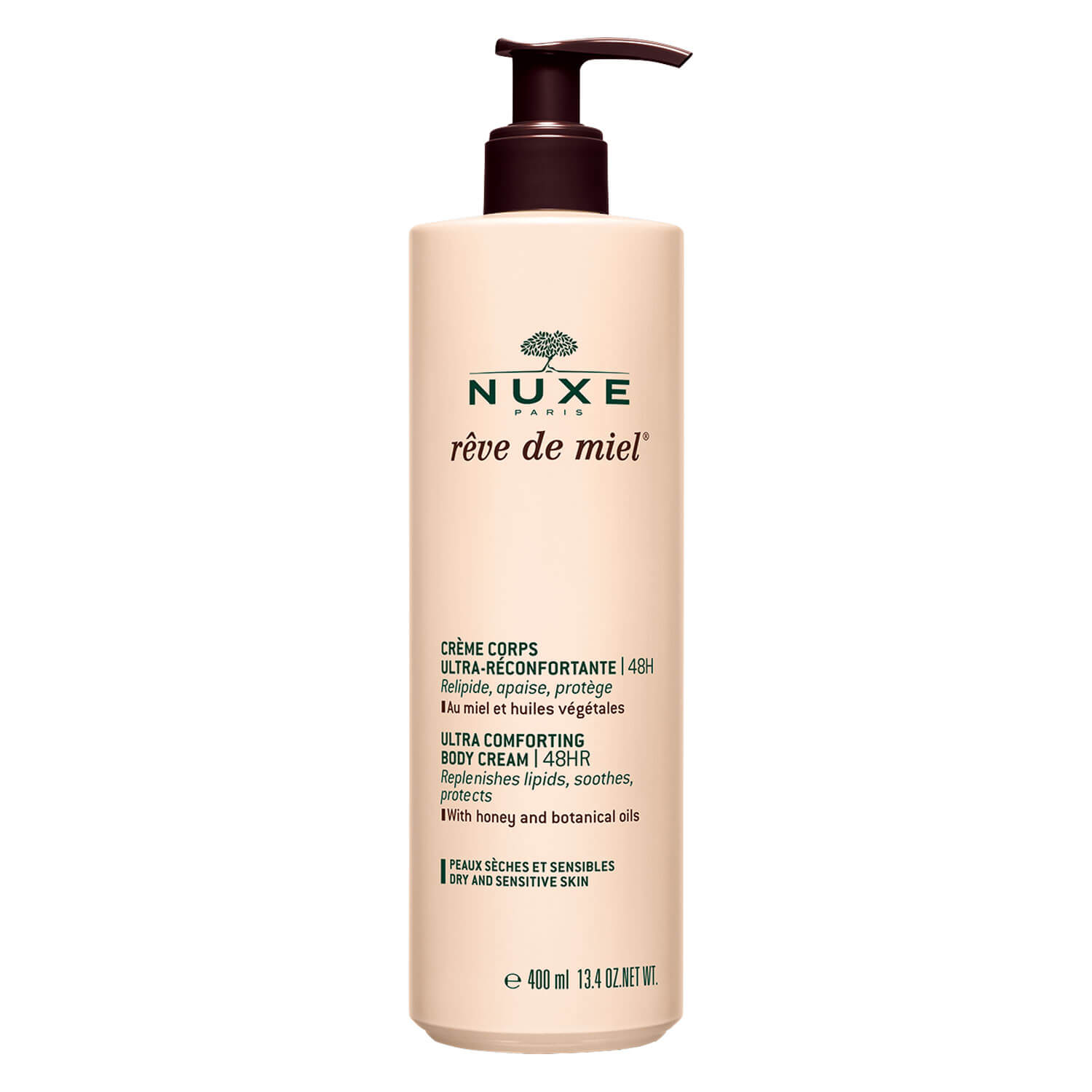 Nuxe Rêve De Miel – Crème Corps Ultra Réconfortante 400ml