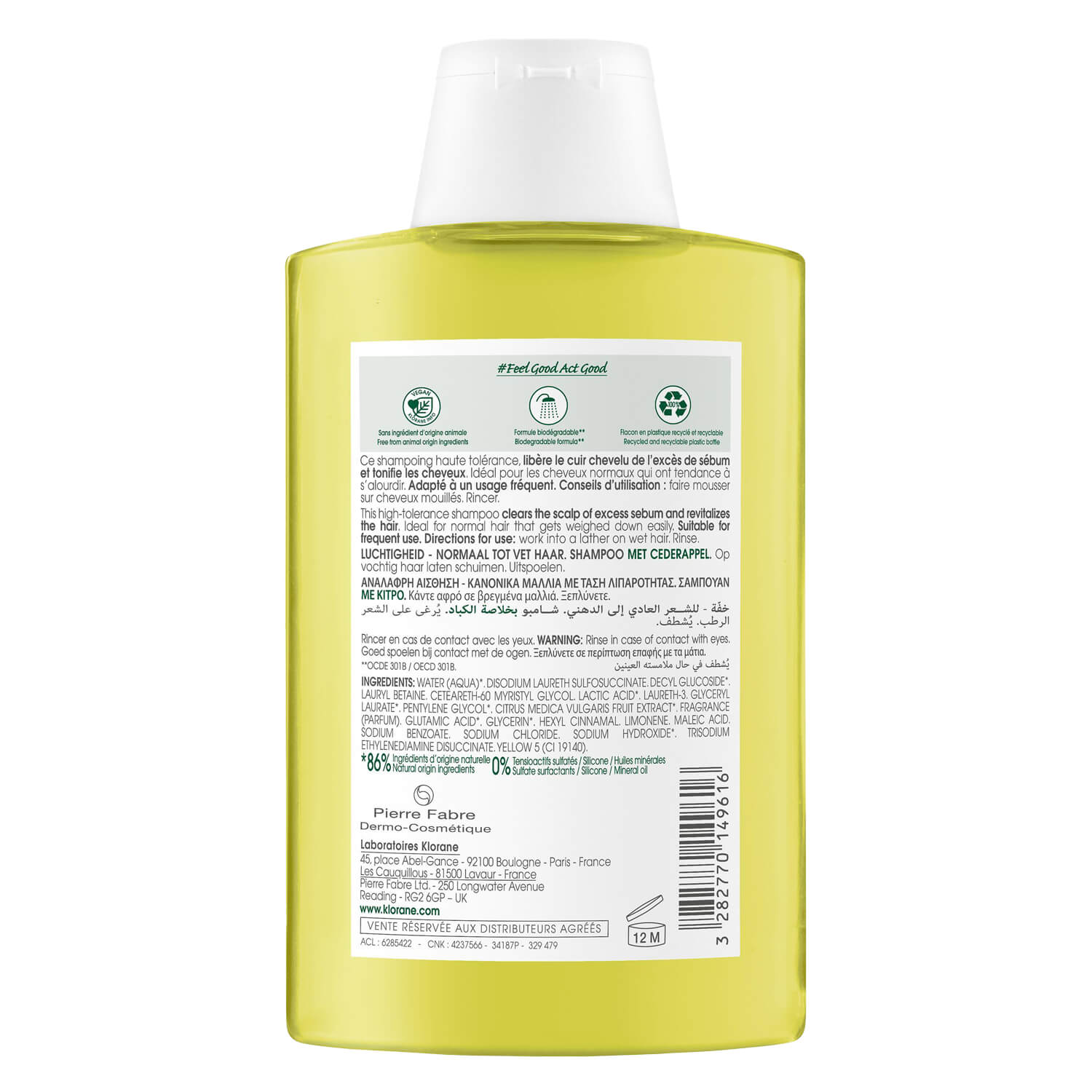 KLORANE Zedrat Shampoo PerfectHair.ch