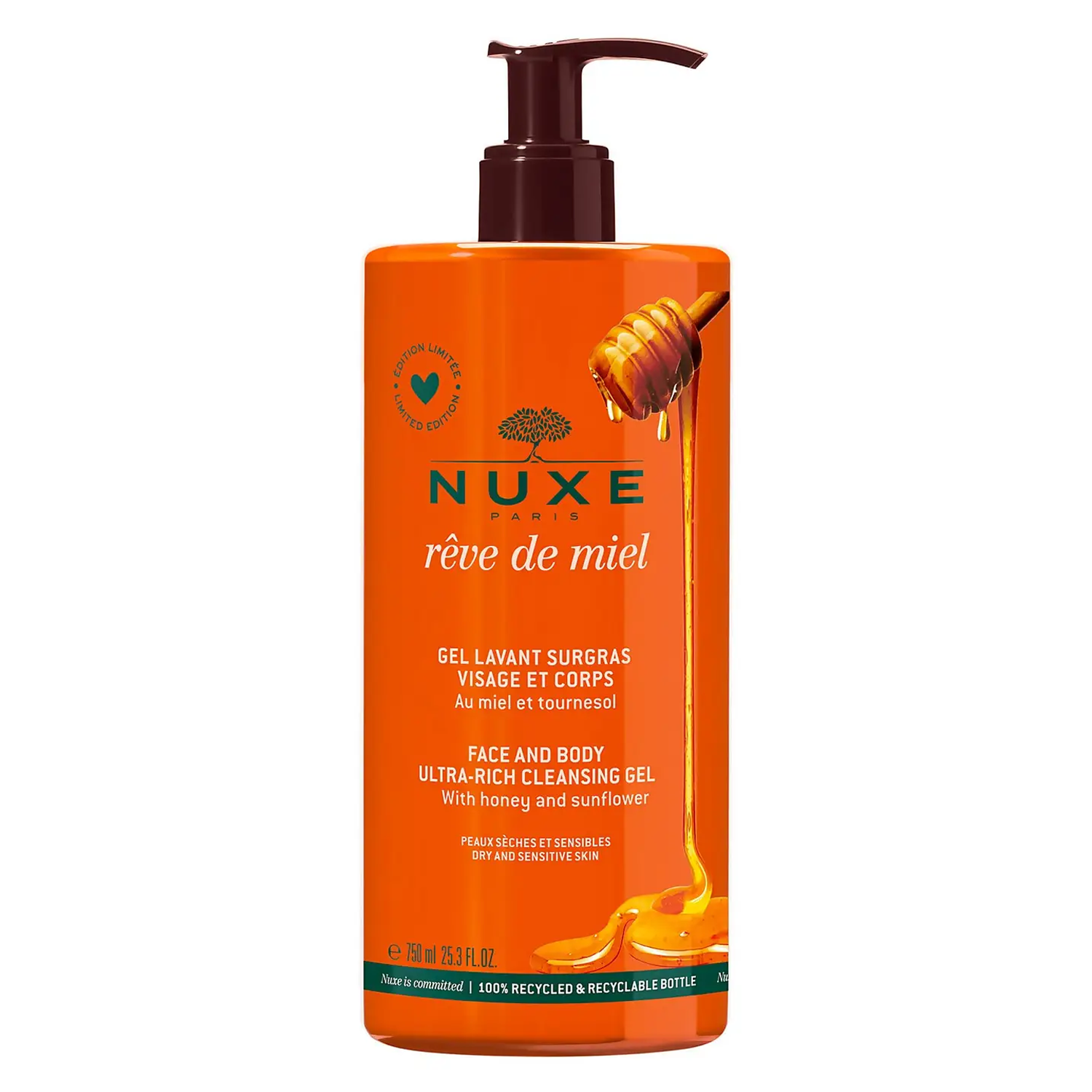 Nuxe Rêve De Miel – Gel Surgras Visage Et Corps 400ml