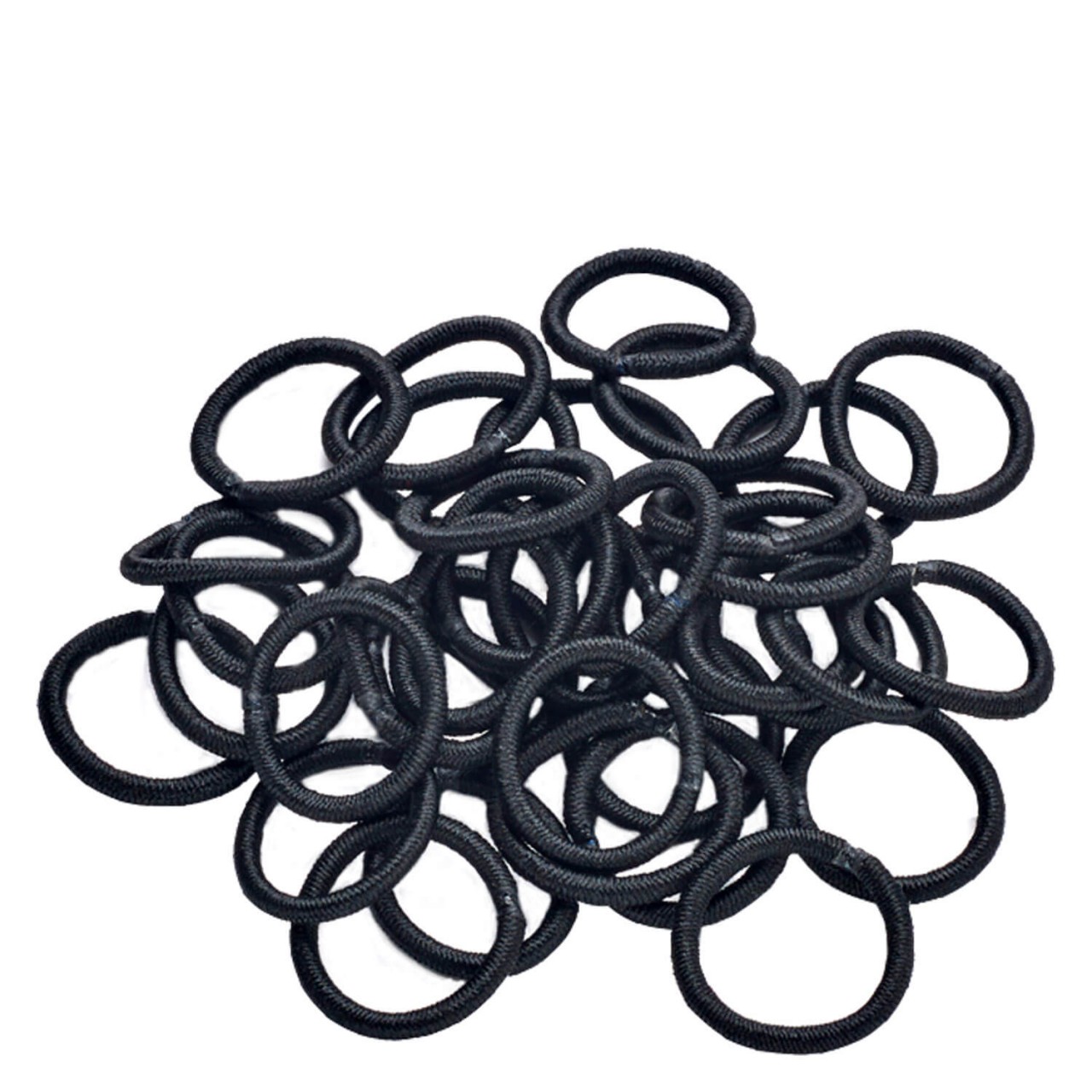 DailyGO - Mini-Haargummi schwarz ohne Metallverschluss