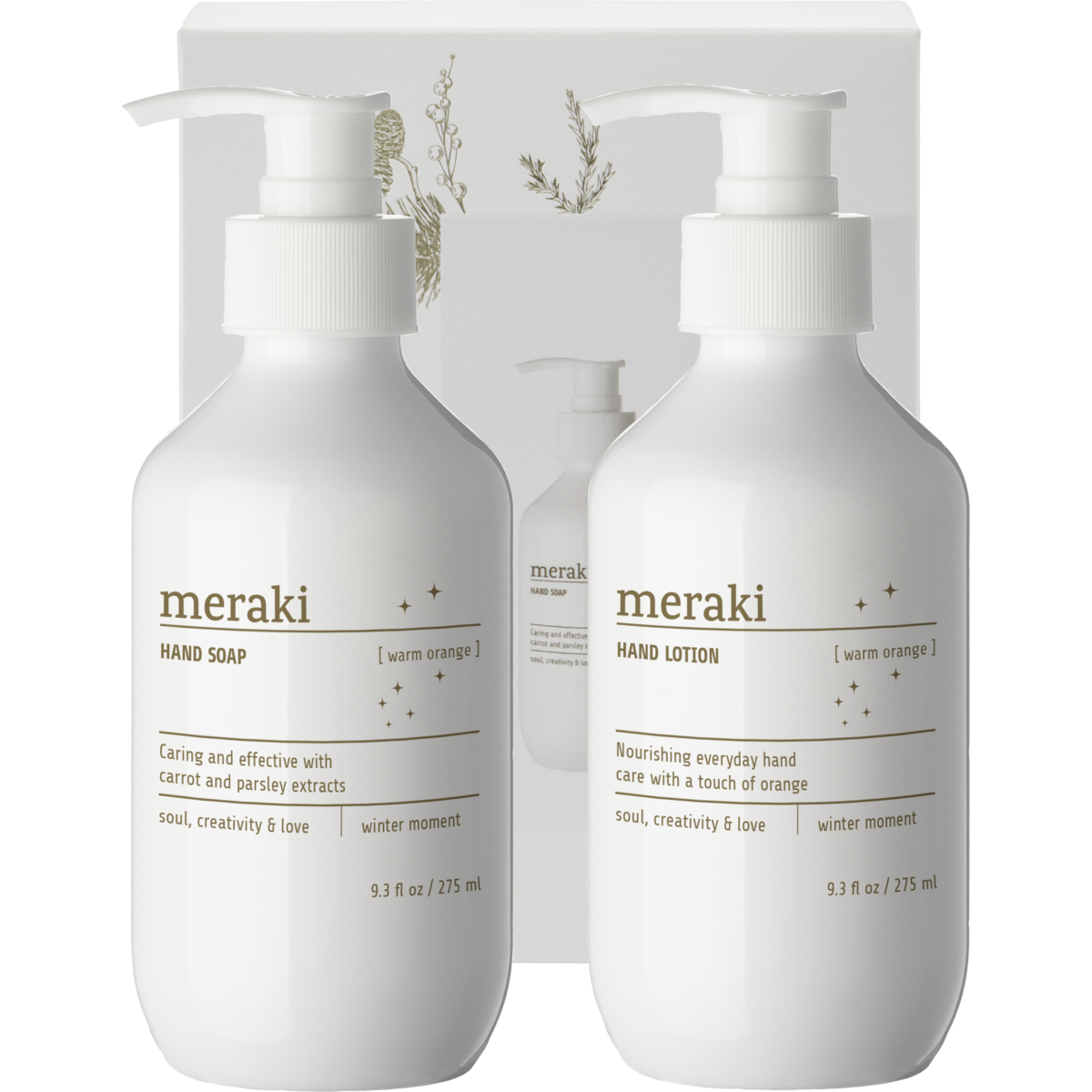 Meraki Home – Geschenkbox Warm Orange Winter Moment 275ml