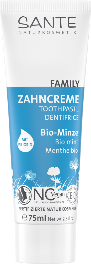 Sante - Fam. Zahncreme Minze Mit Fluor 75ml