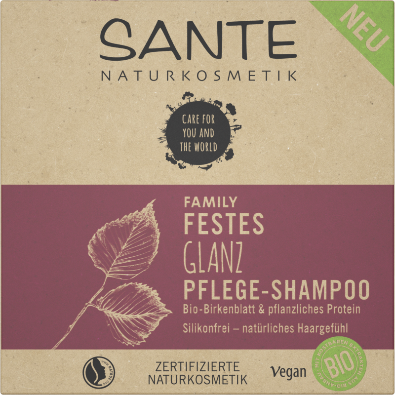 Sante – Fam. Festes Shampoo Glanz 60g