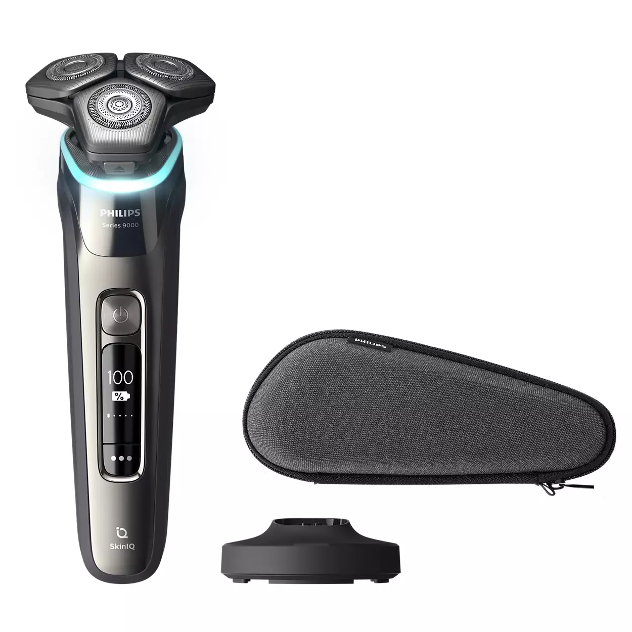 Philips Shaver Series – 9000 Elektrischer Nass- Und Trockenrasierer Mit Skiniq S9974/35 1x