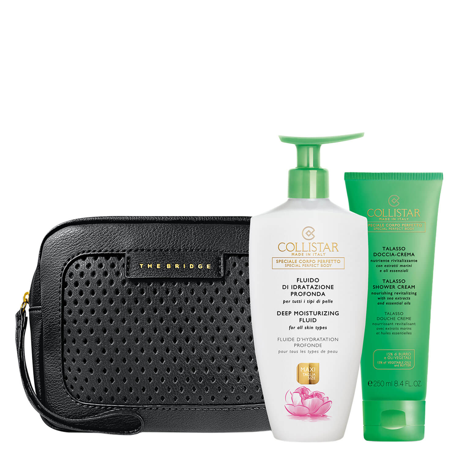 Collistar Cs Body – Deep Moisturizing Fluid & Talasso Shower Cream Set