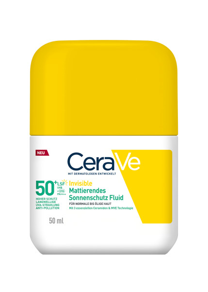 Cerave - Sonnenschutz Fluid Intensiv Mattierend Lsf50+ 50ml
