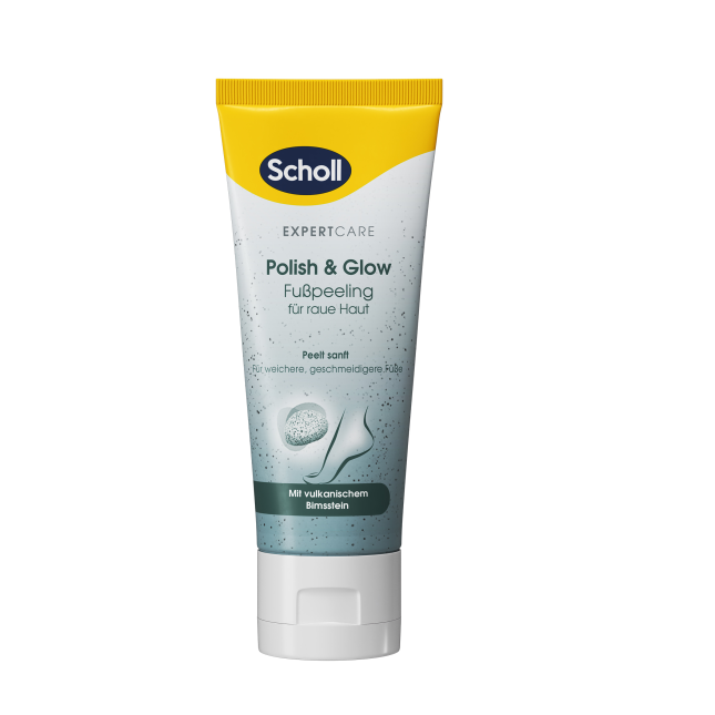 Scholl Expert Care – Polish & Glow Fusspeeling 75ml