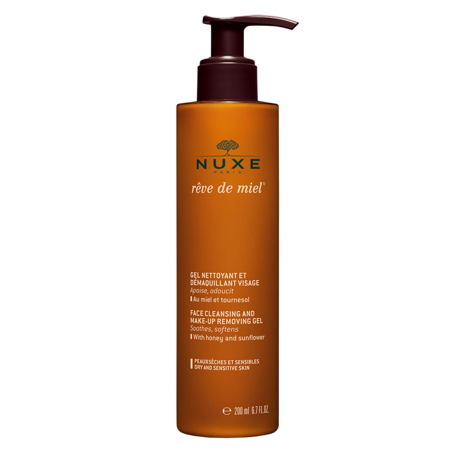 Nuxe Rêve De Miel – Gel Démaquillant Visage 200ml