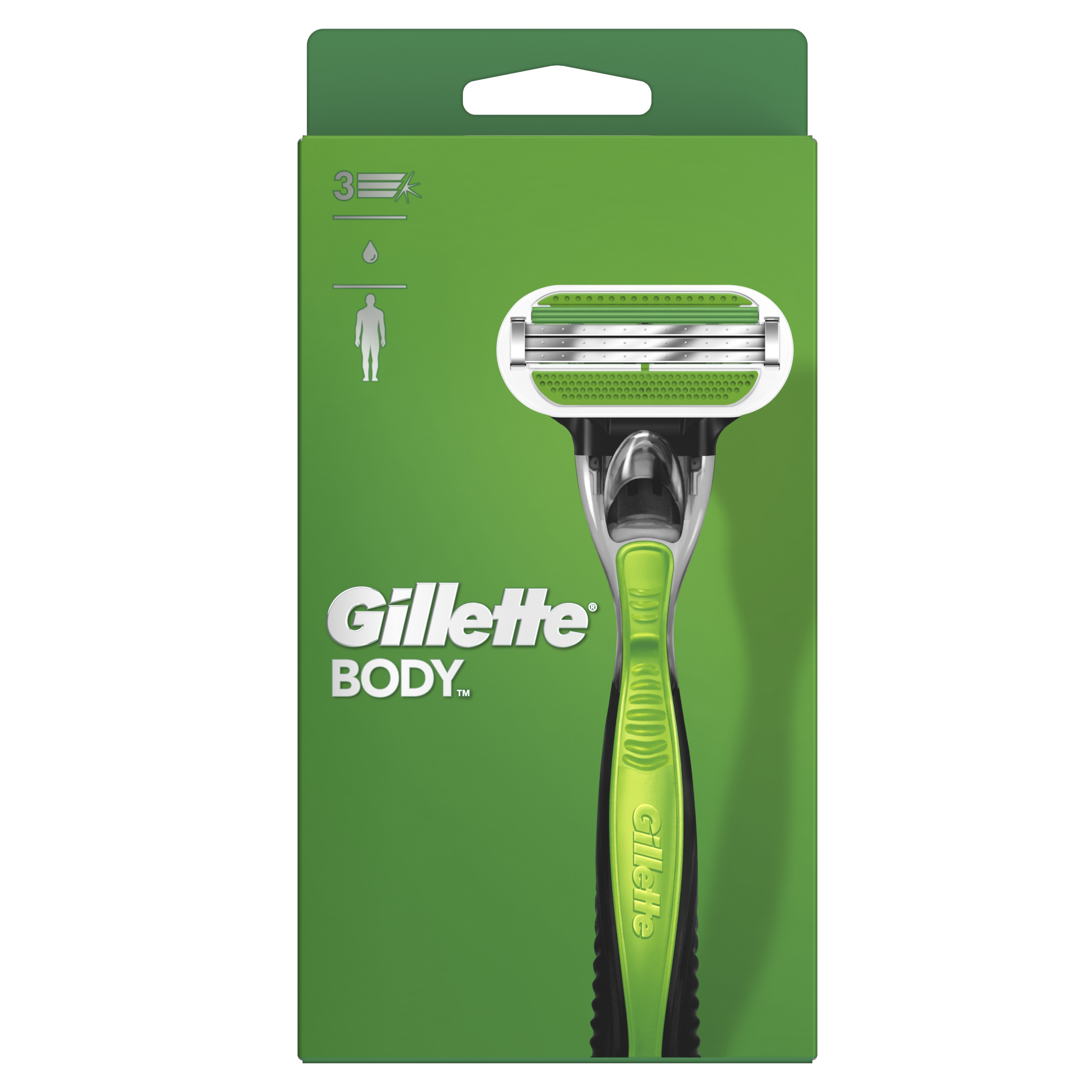 Gillette - Body Rasierapparat Mit 1 Klinge 1stk