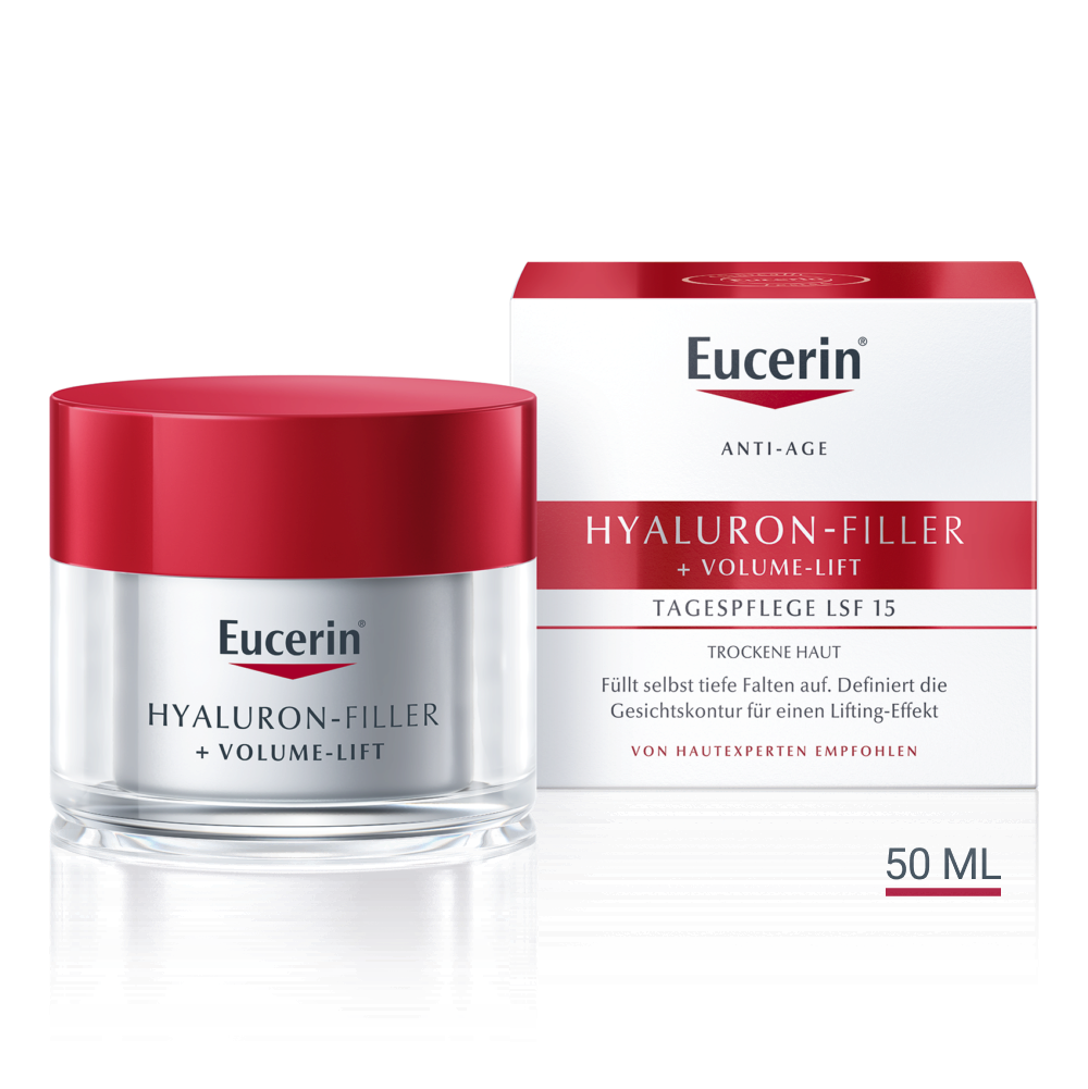 Eucerin – Hyaluron-Filler + Volume-Lift Tagespflege Trockene Haut 50ml