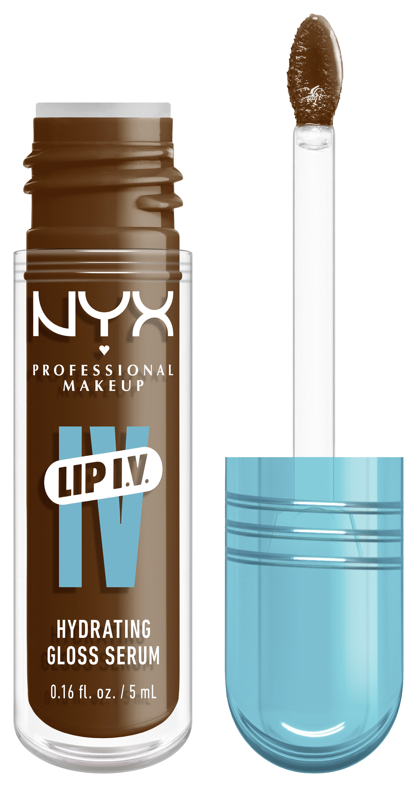 Nyx Professional Makeup Lip Iv – Gloss Serum Feuchtigkeitsspendender Lipgloss Cocoa Quench 5ml