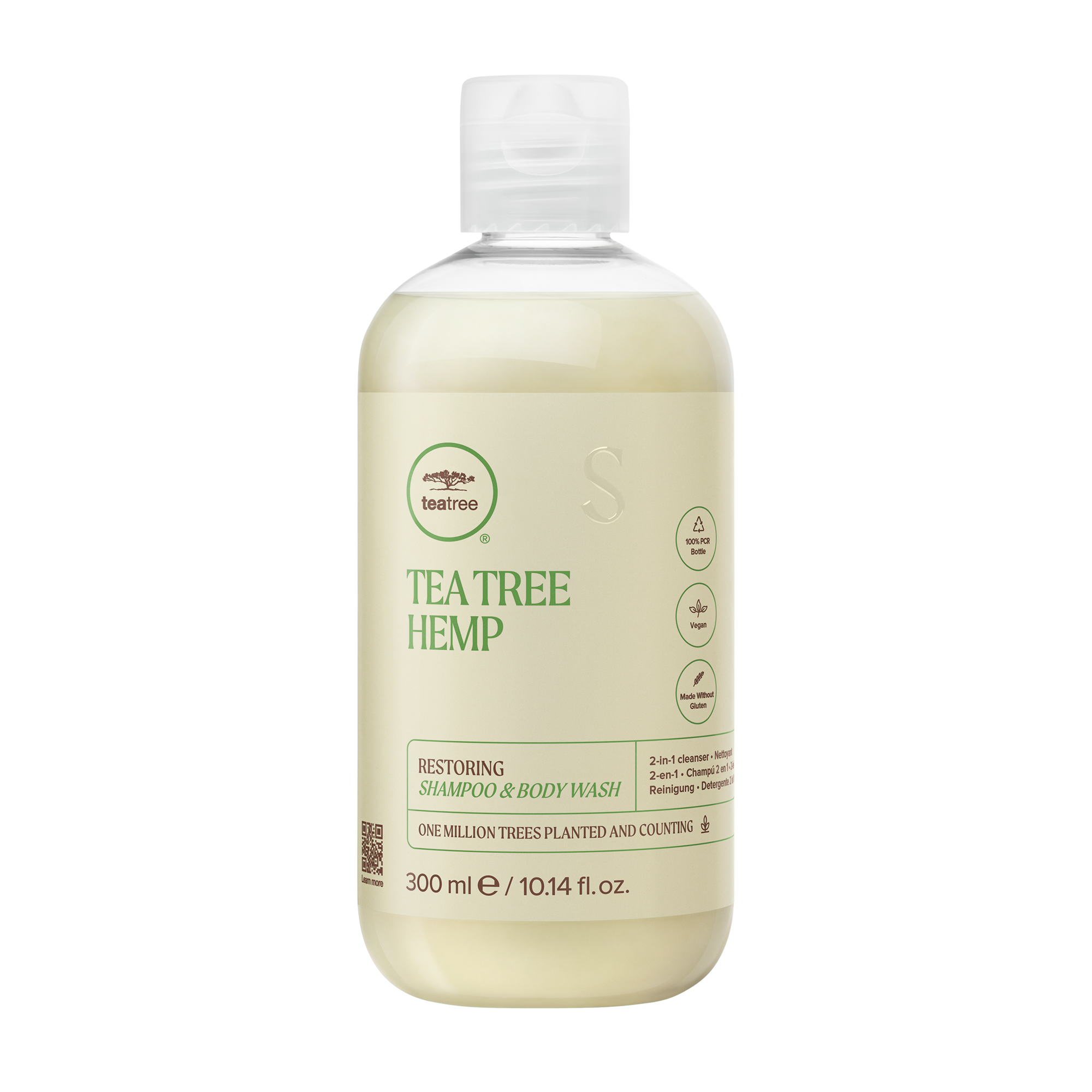 Tea Tree Hemp – Restoring Shampoo & Body Wash 300ml
