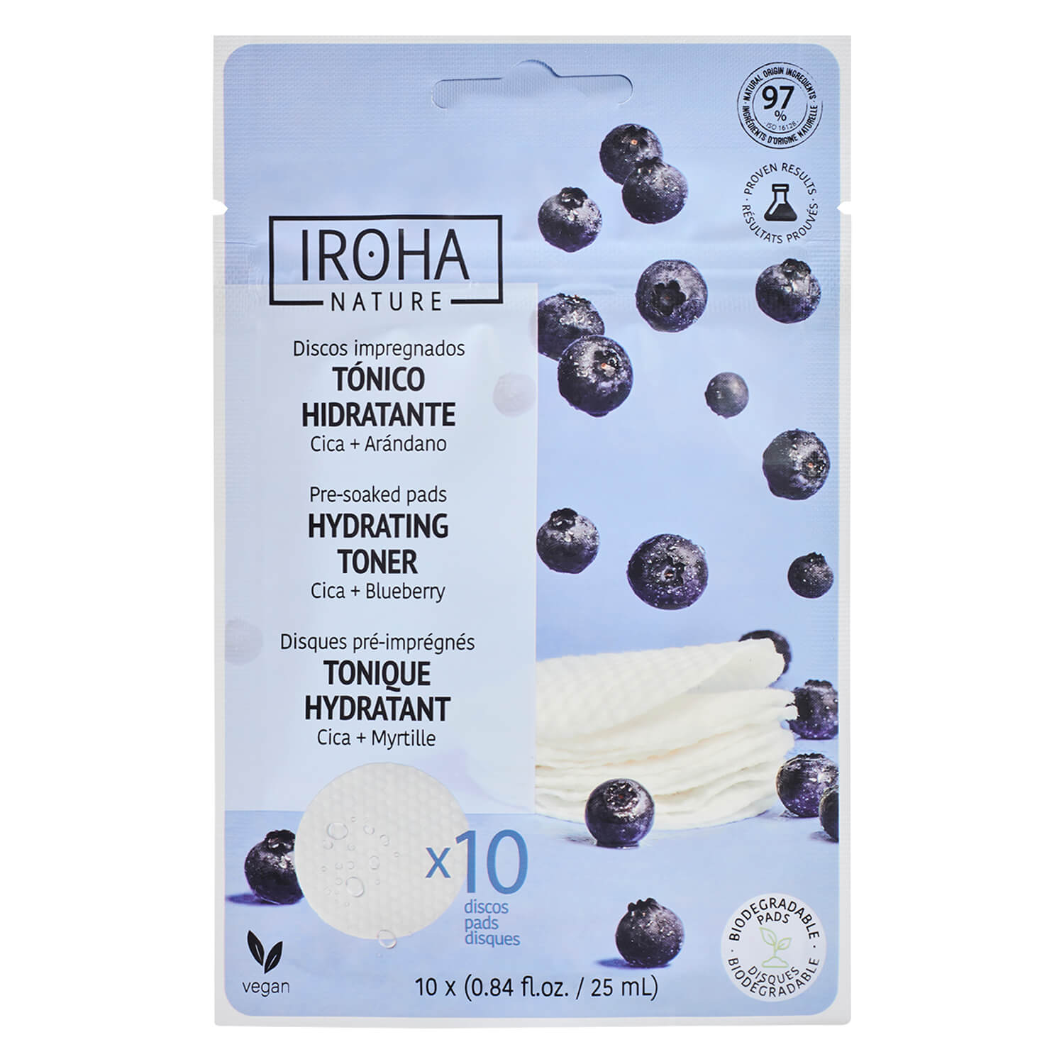 Iroha Nature – Hydrating Toner Pads 10x