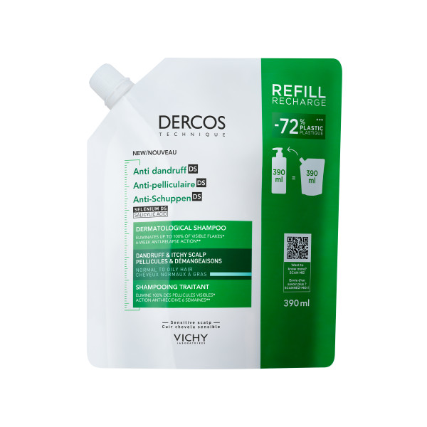 Vichy Dercos – Anti-Schuppen Shampoo Refill 390ml