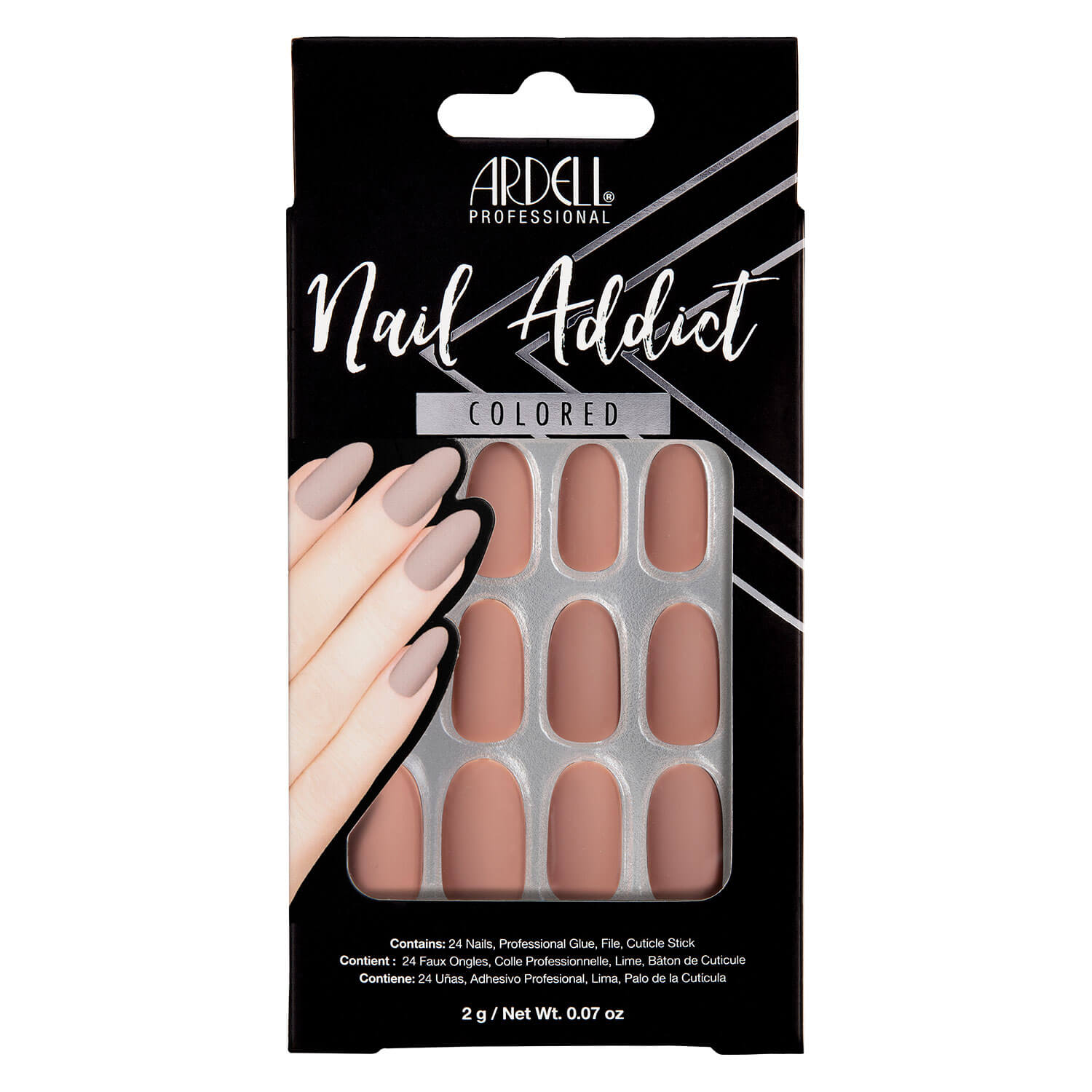 Ardell Nail Addict – Colored Barely There Nude 24x